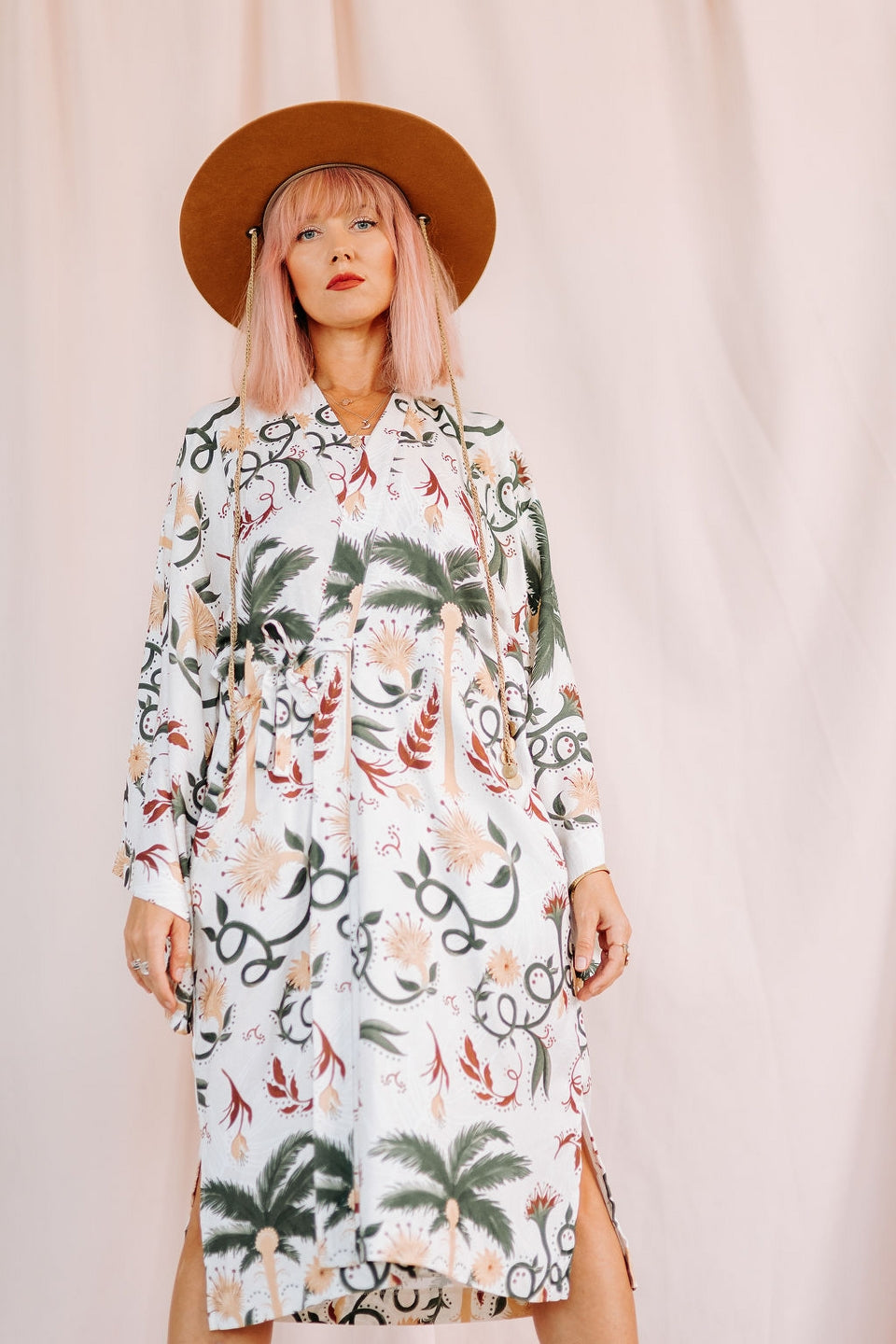 Furisode Kimono Flores