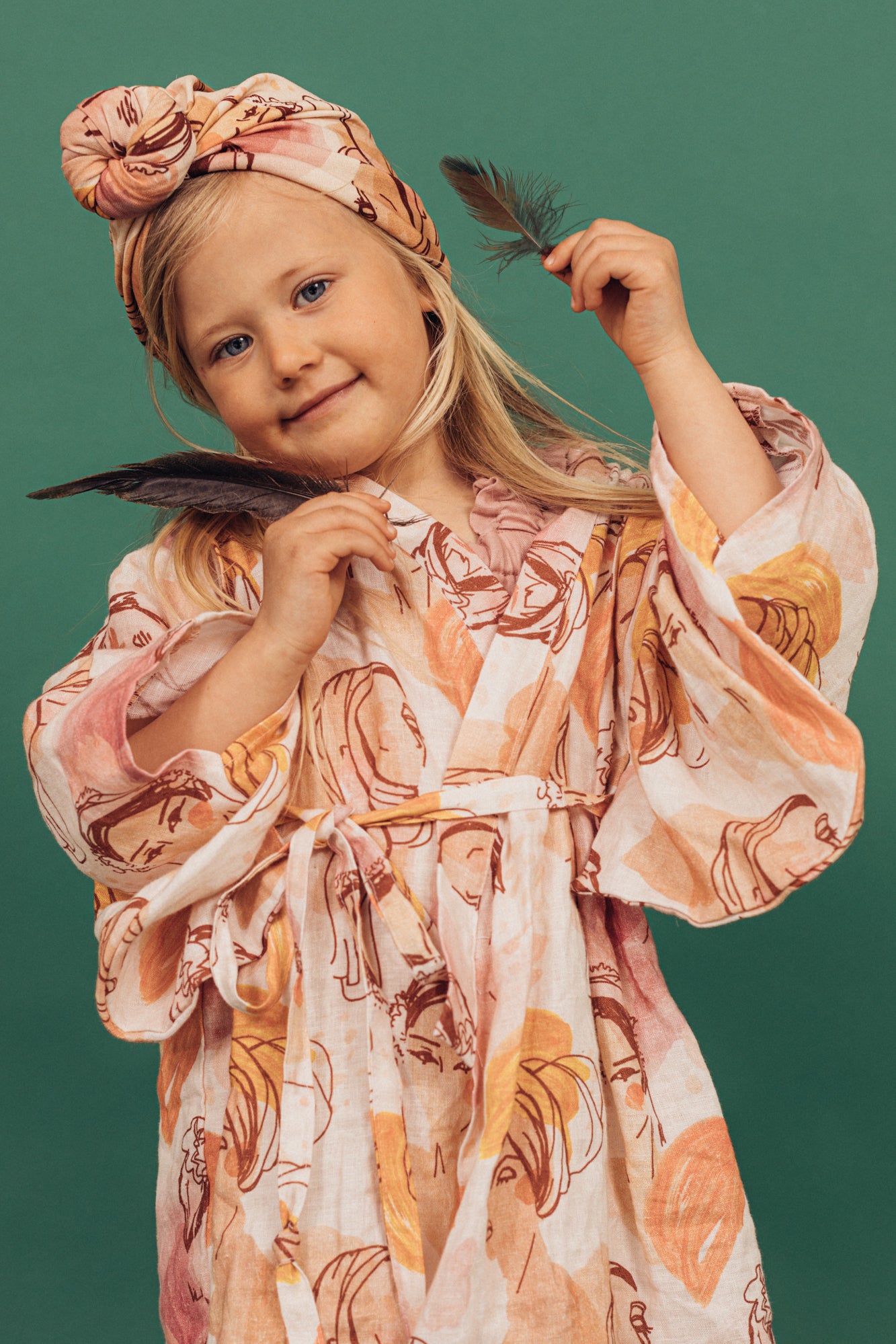 Yukata Kimono Fearless Females Kids SALE