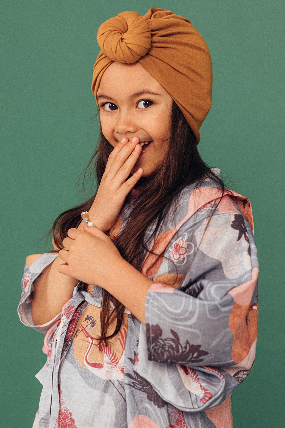 Yukata Kimono Yuzen Paper Kids SALE