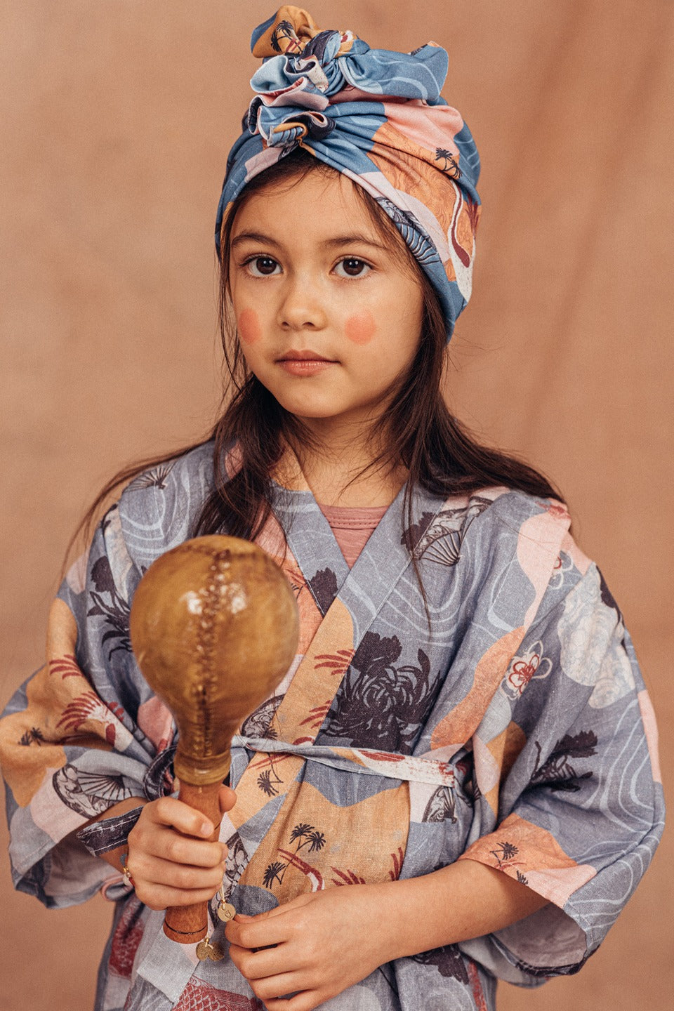 Yukata Kimono Yuzen Paper Kids SALE