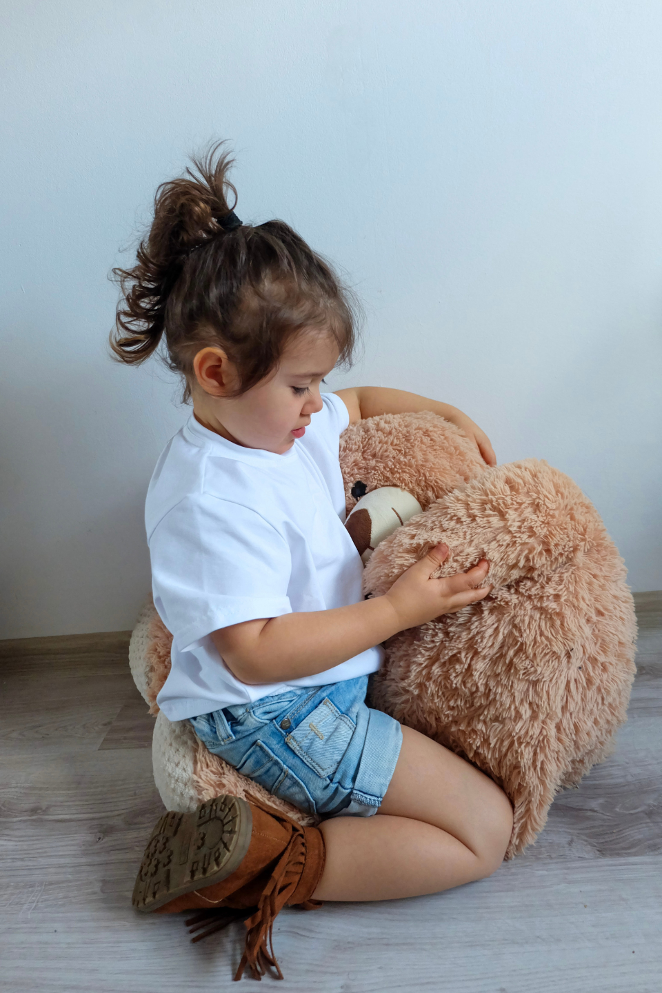 Oversize T-shirt Organic White Kids SALE