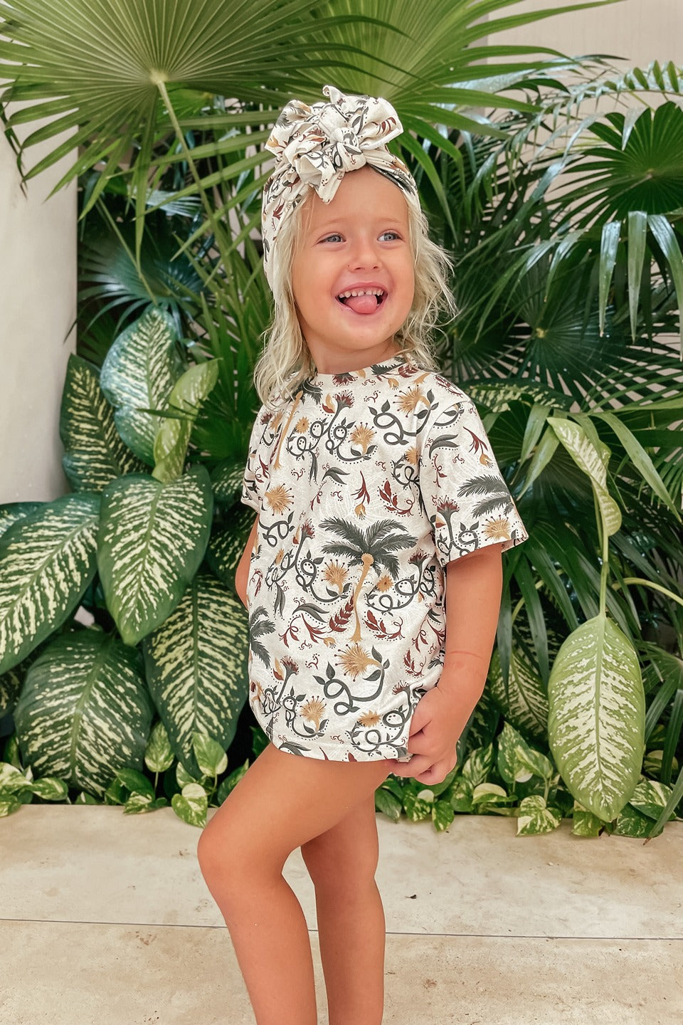 Oversize T-shirt Flores Kids