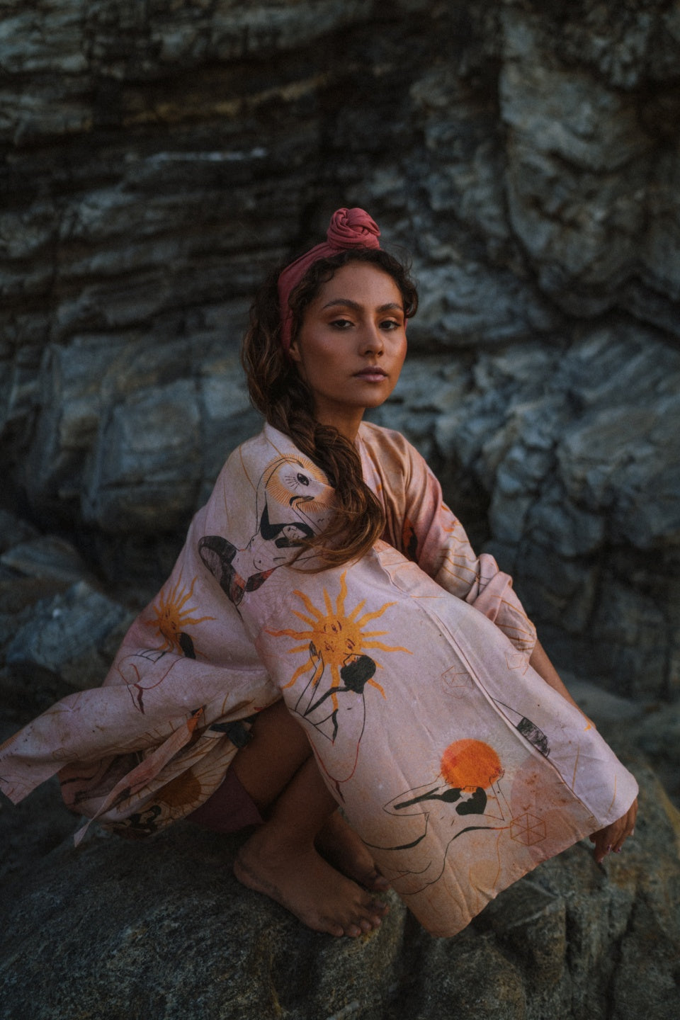 OD RĘKI Furisode Short Kimono Manifest Your Vision