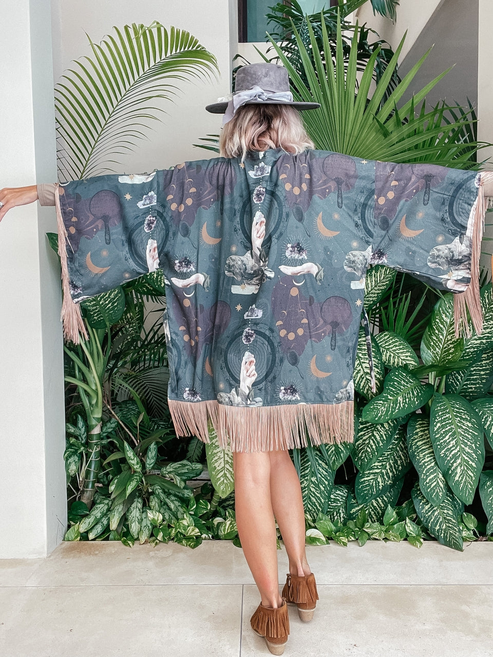 Furisode Short Kimono Soul at Peace