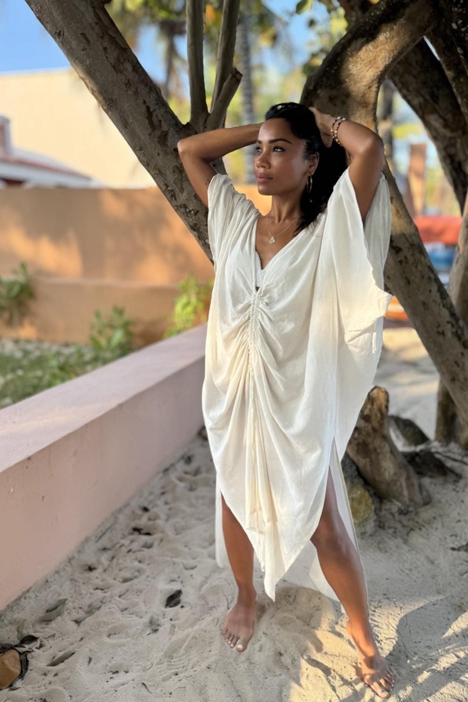 Kaftan La Divina White