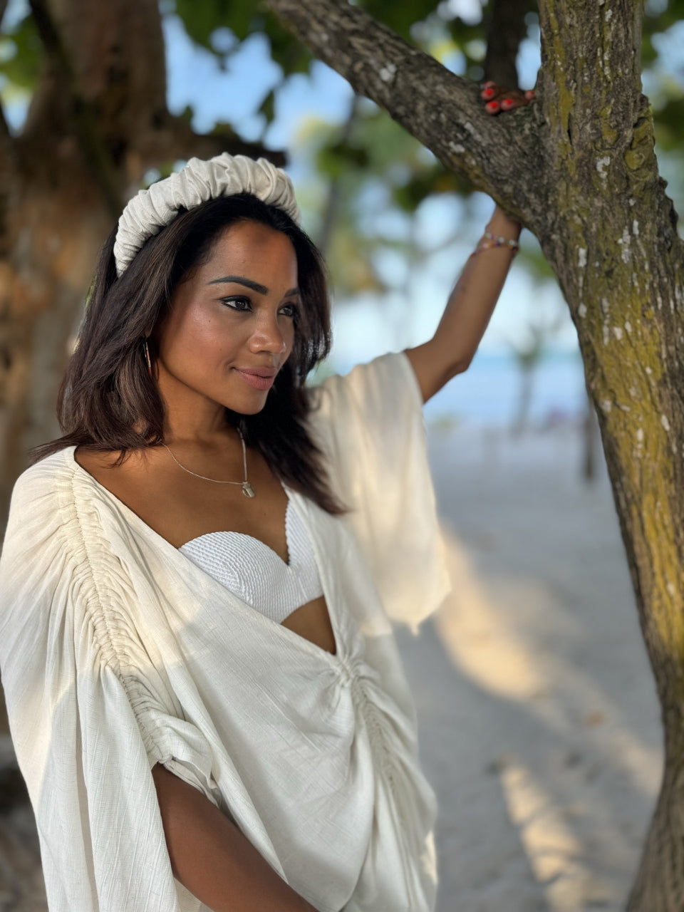 Kaftan La Divina White