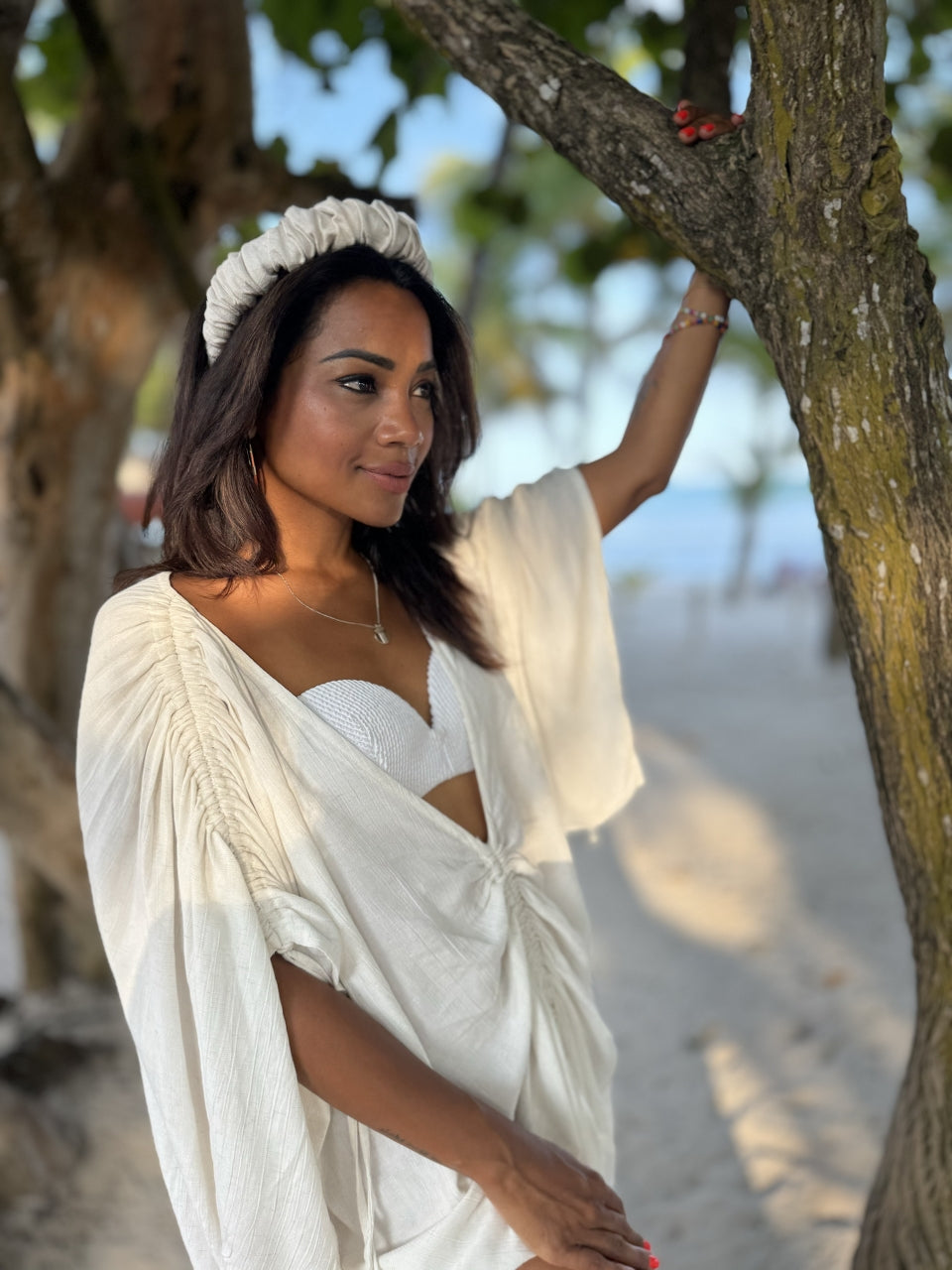 Kaftan La Divina White