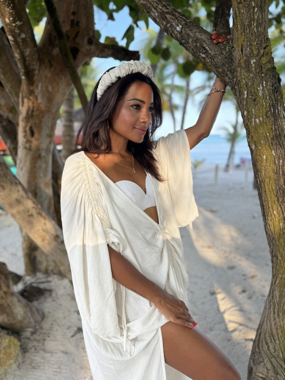 Kaftan La Divina White