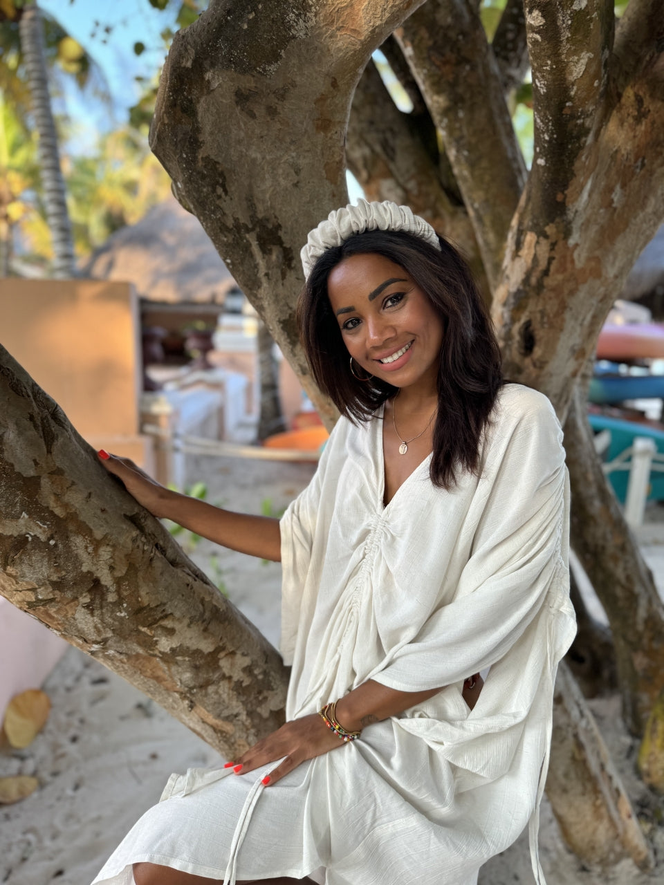 Kaftan La Divina White