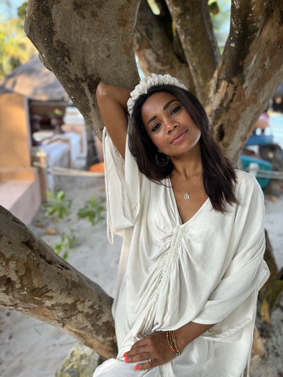 Kaftan La Divina White