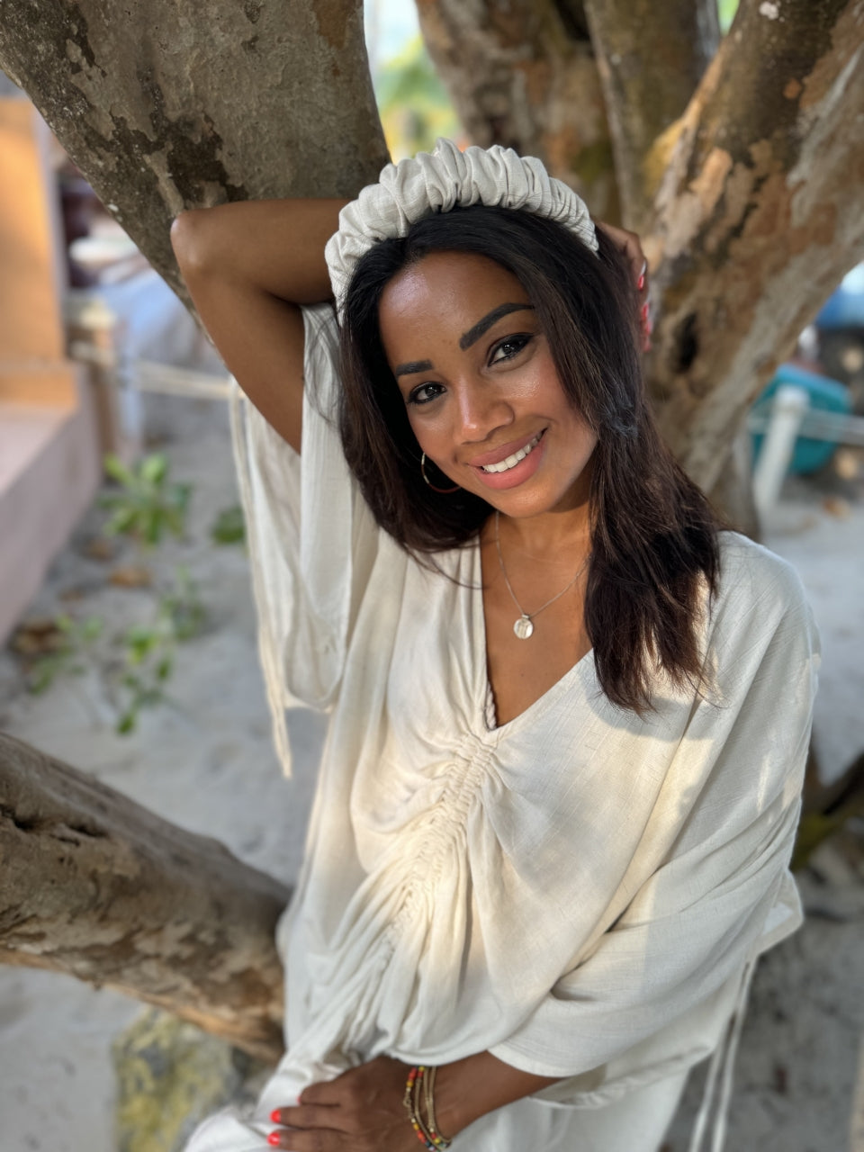 Kaftan La Divina White