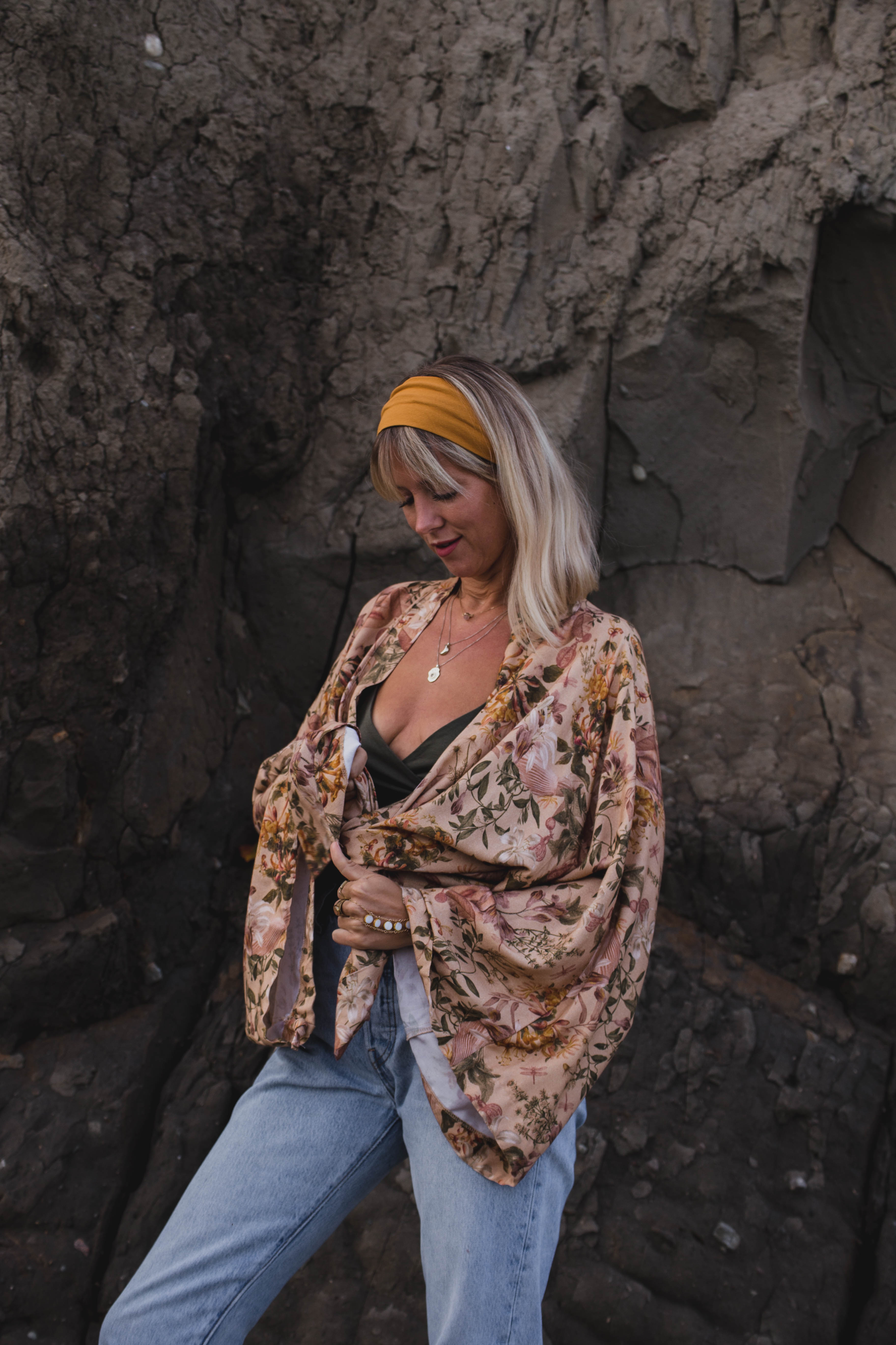 Classic Headband Maxi Organic Ochre