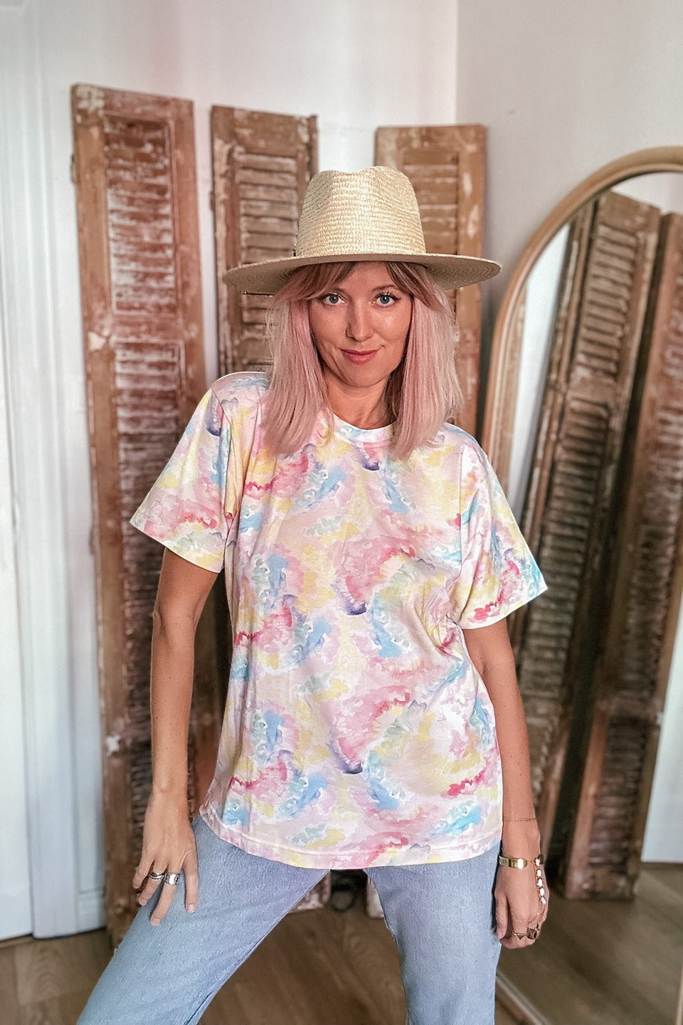 OD RĘKI Oversize T-shirt Woman Amor Puro
