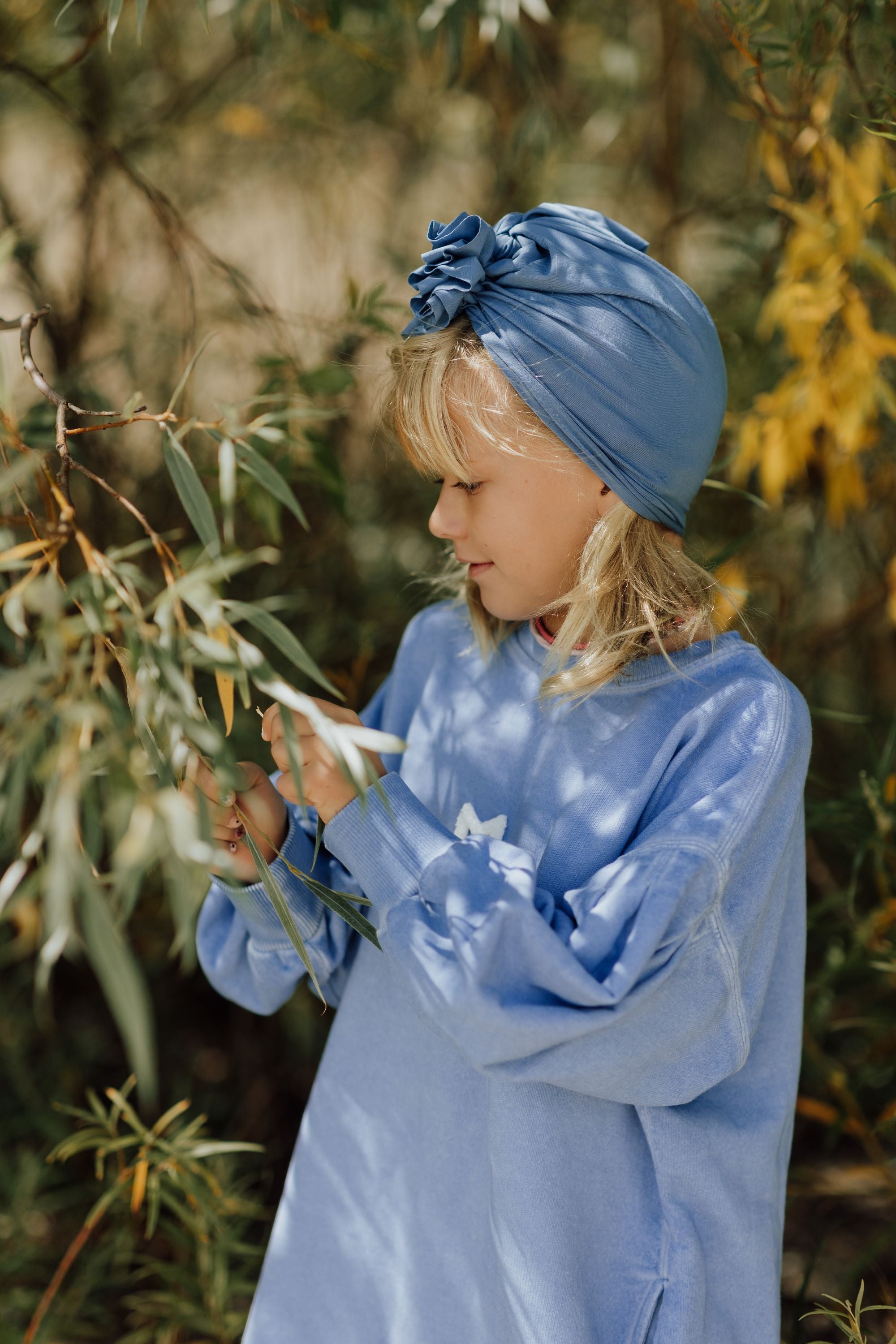 Turban No.1 Bamboo Light China Blue