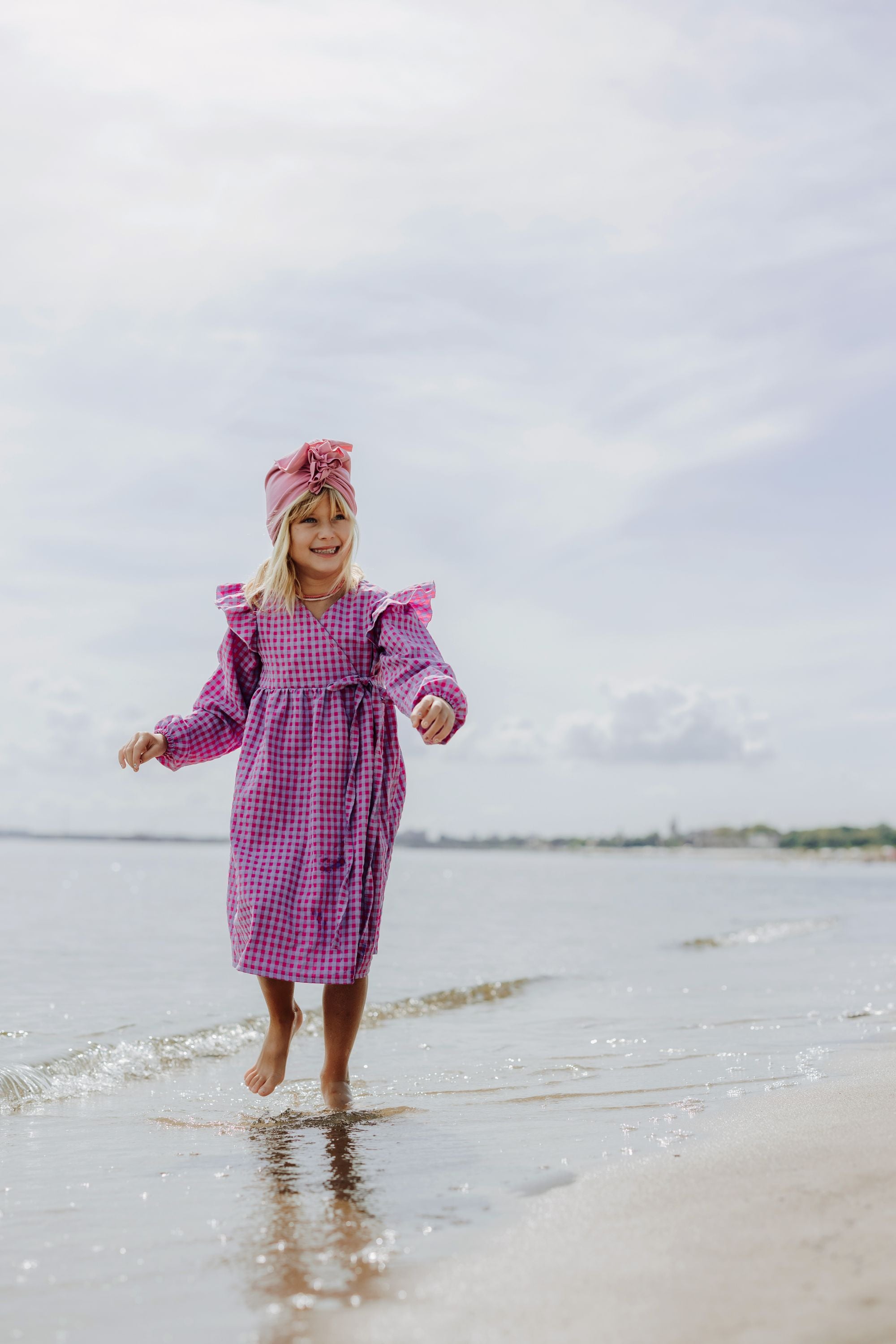 OD RĘKI Turban No.1 Organic Mauve Pink