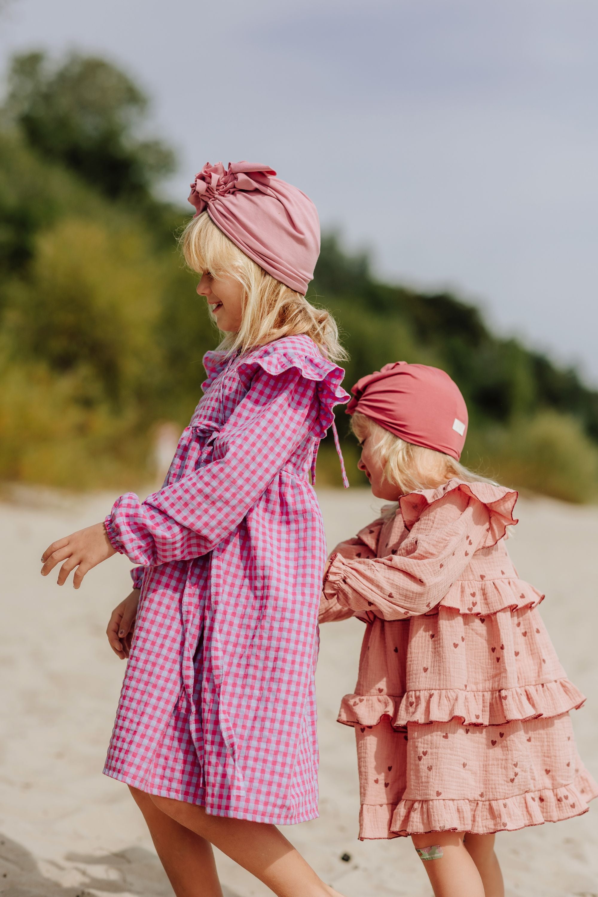 OD RĘKI Turban No.1 Organic Mauve Pink