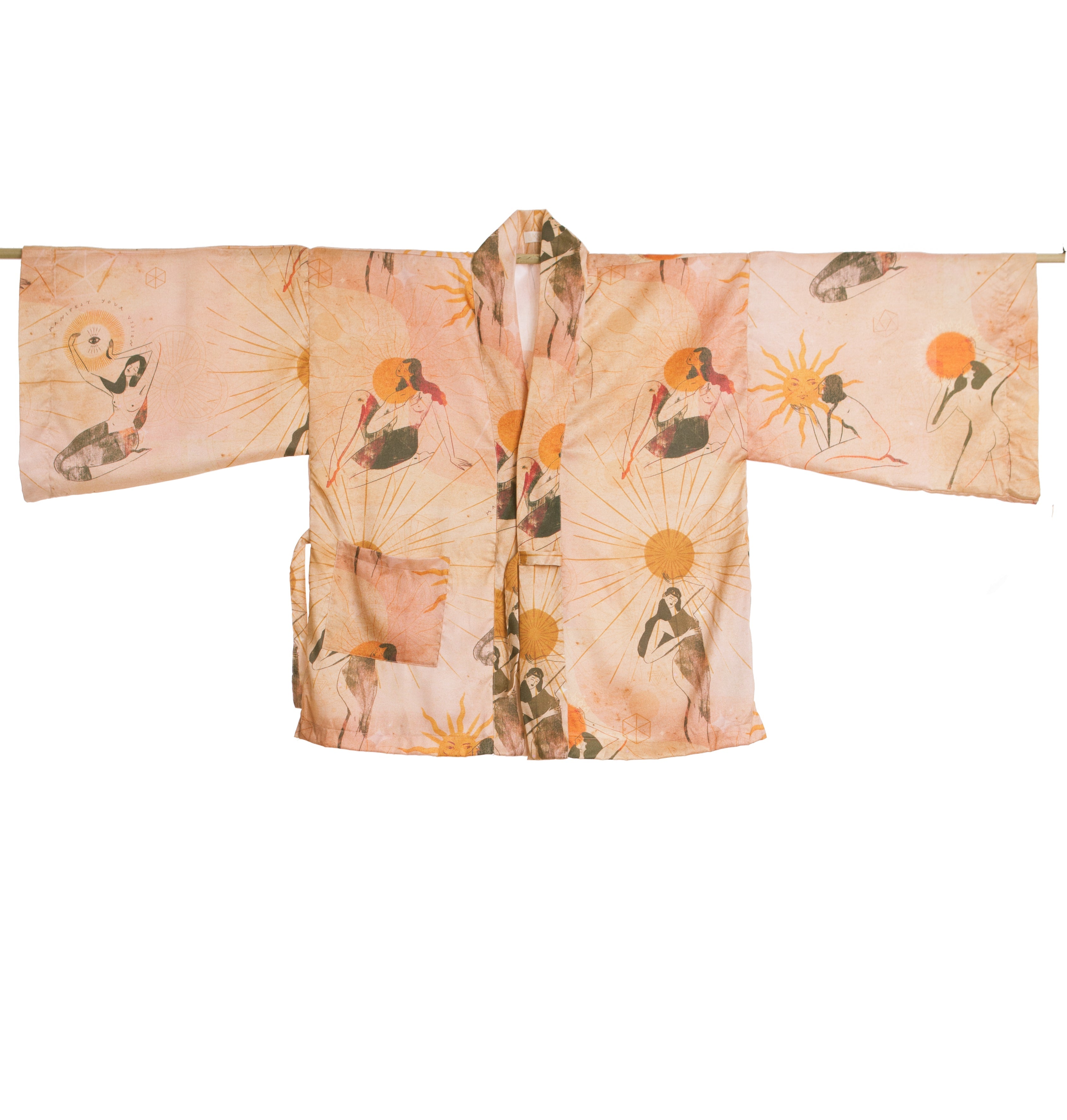 OD RĘKI Furisode Short Kimono Manifest Your Vision