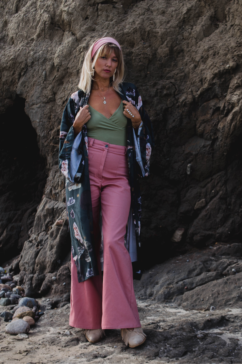 Spodnie Wide Leg z wysokim stanem SALE