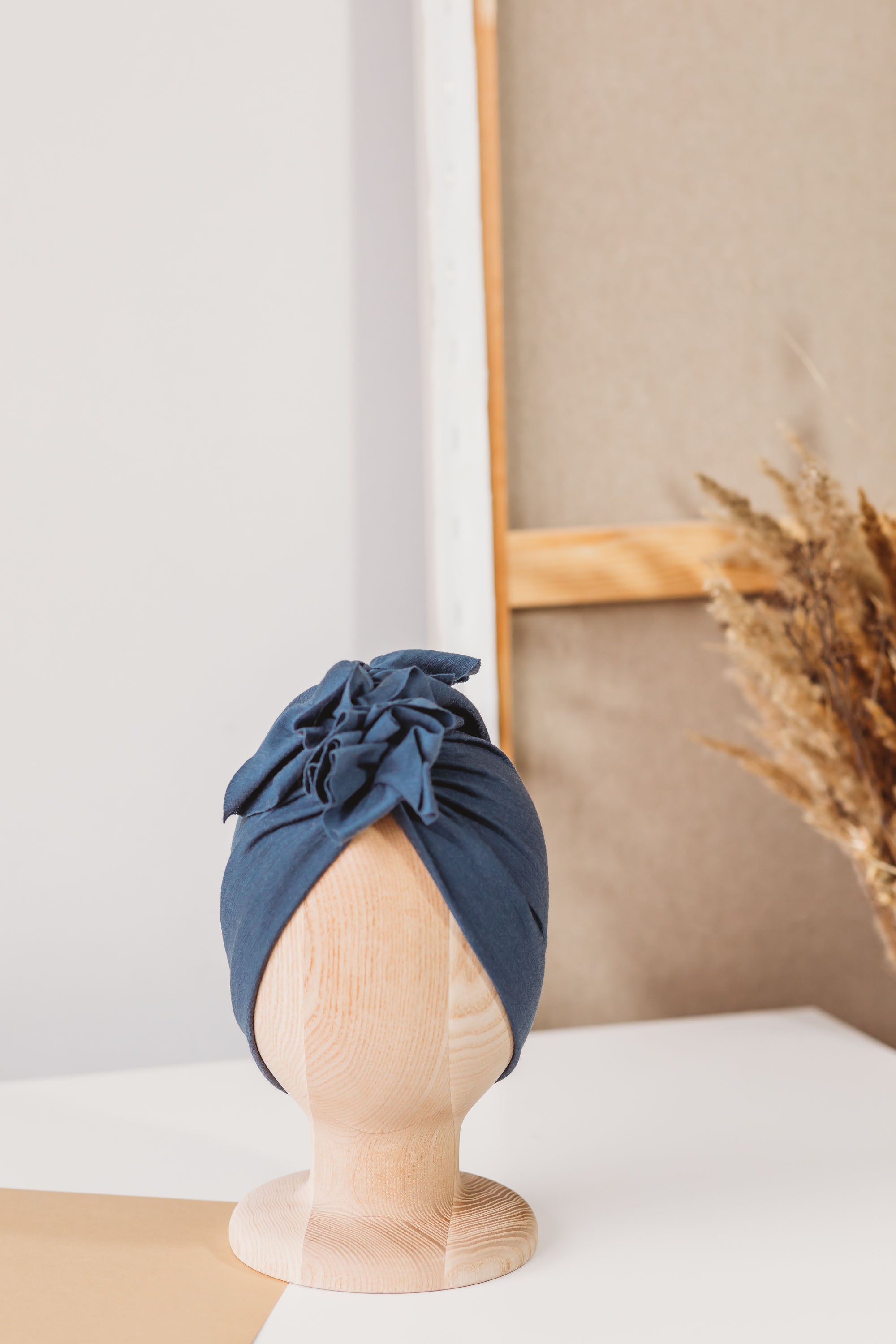 Turban Merino Denim