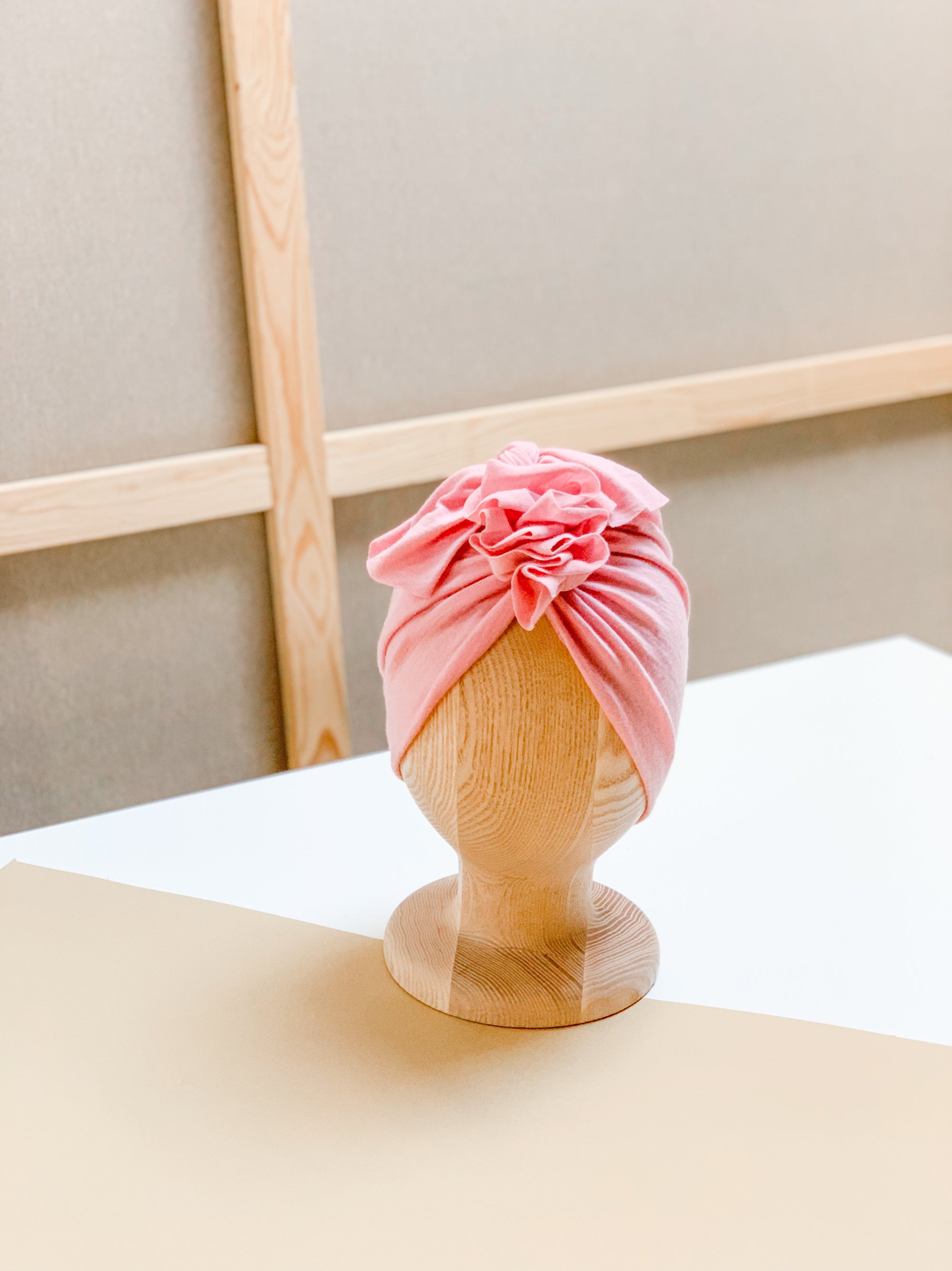 Turban Merino Rose Pink