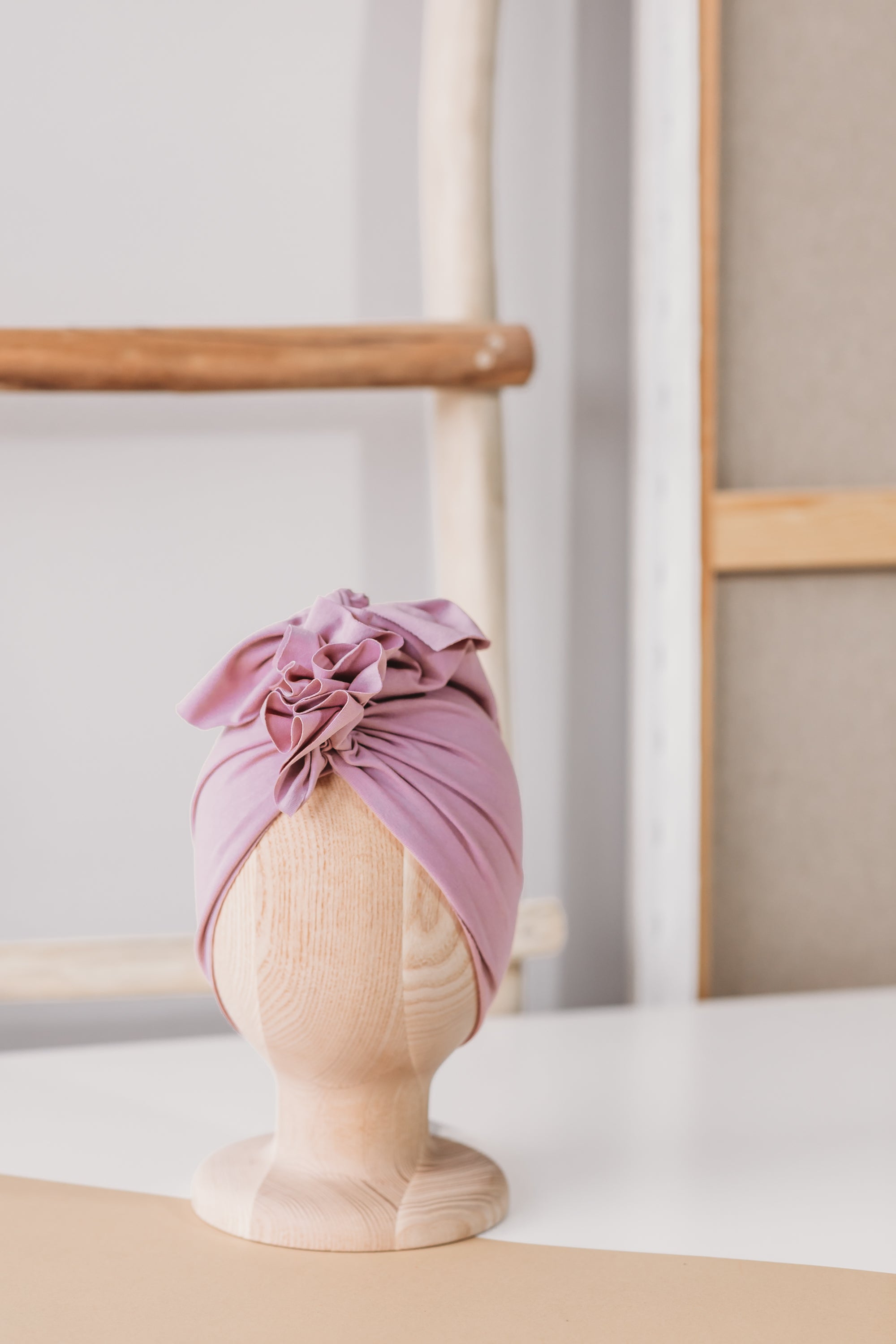 Turban No.1 Organic Mauve Pink