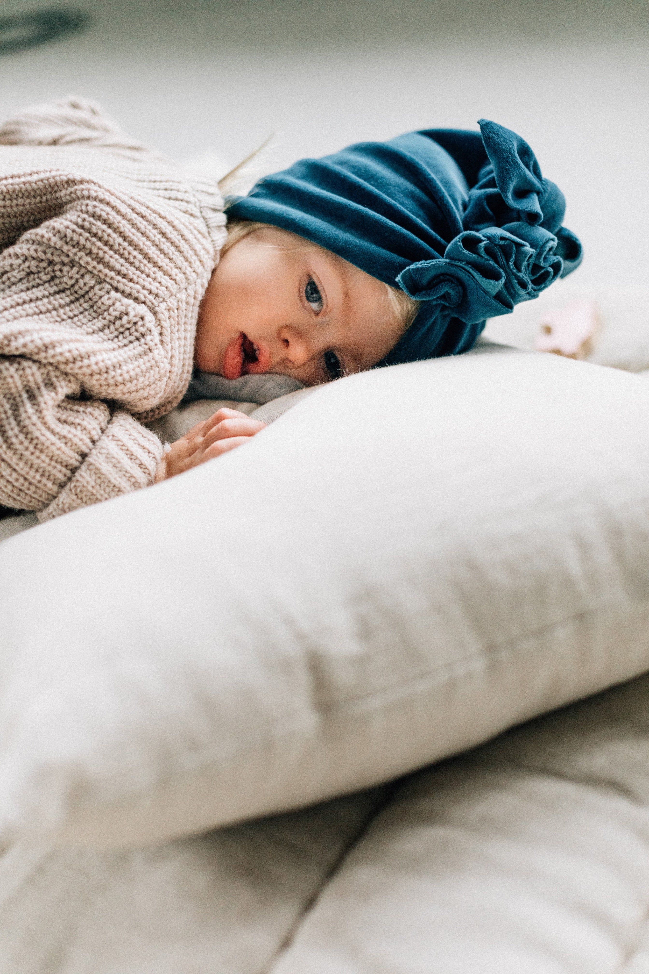 Turban No.1 Velvet Aqua