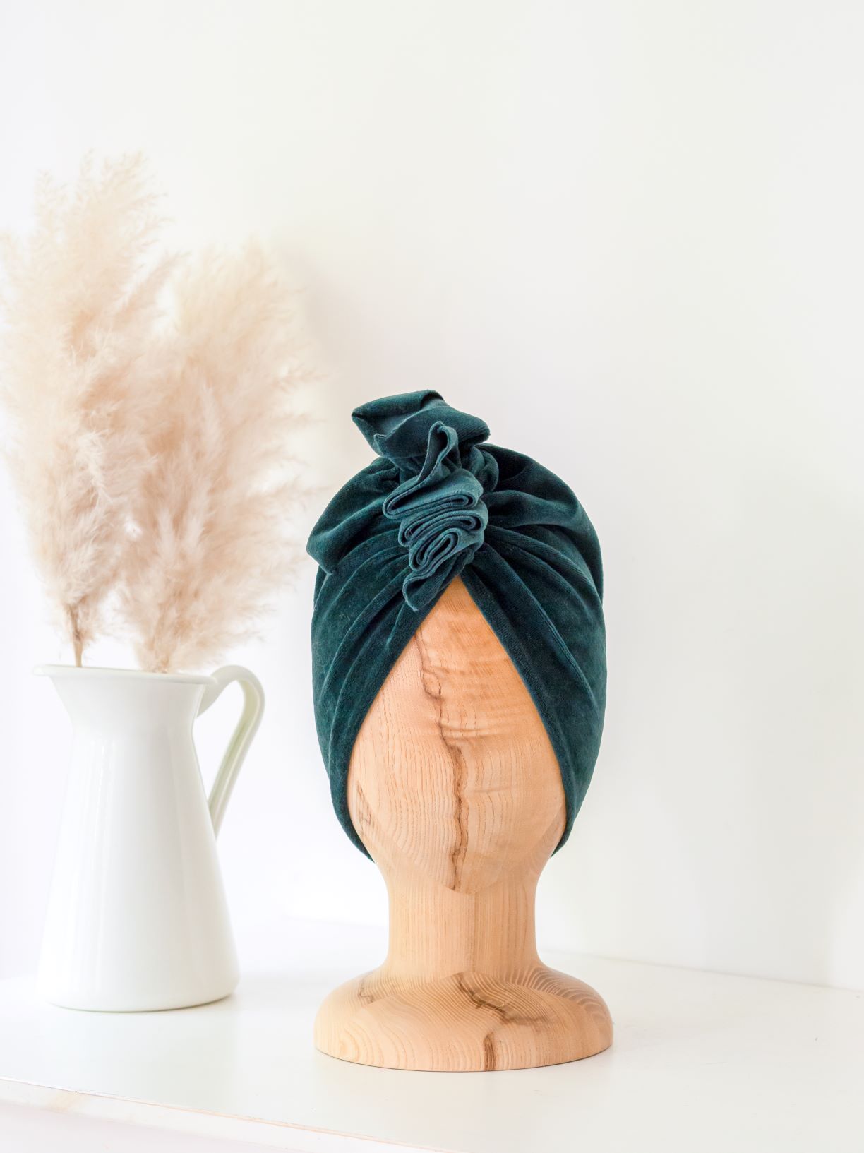 Turban No.1 Velvet Bottle Green