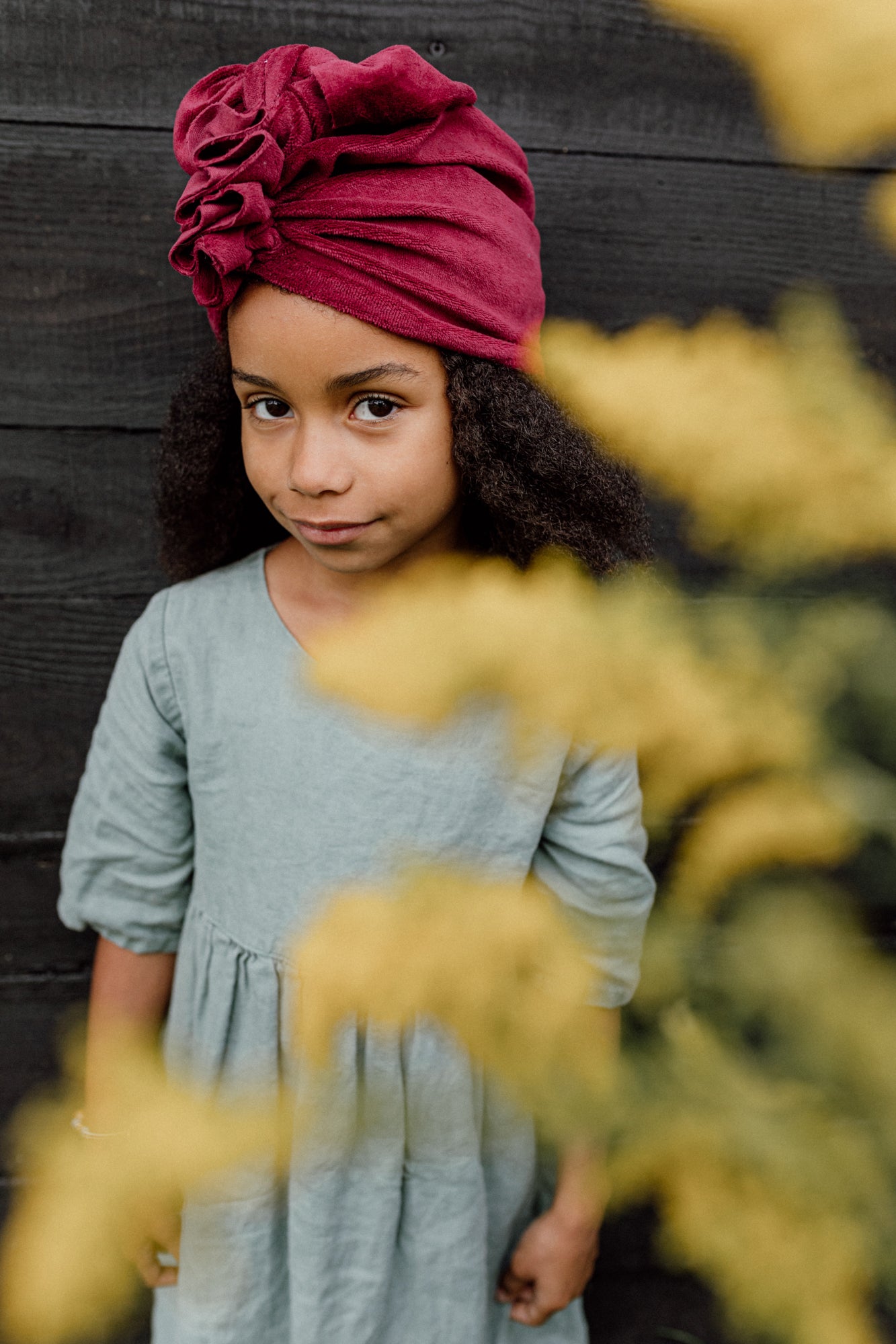 Turban No.1 Velvet Crimson Red