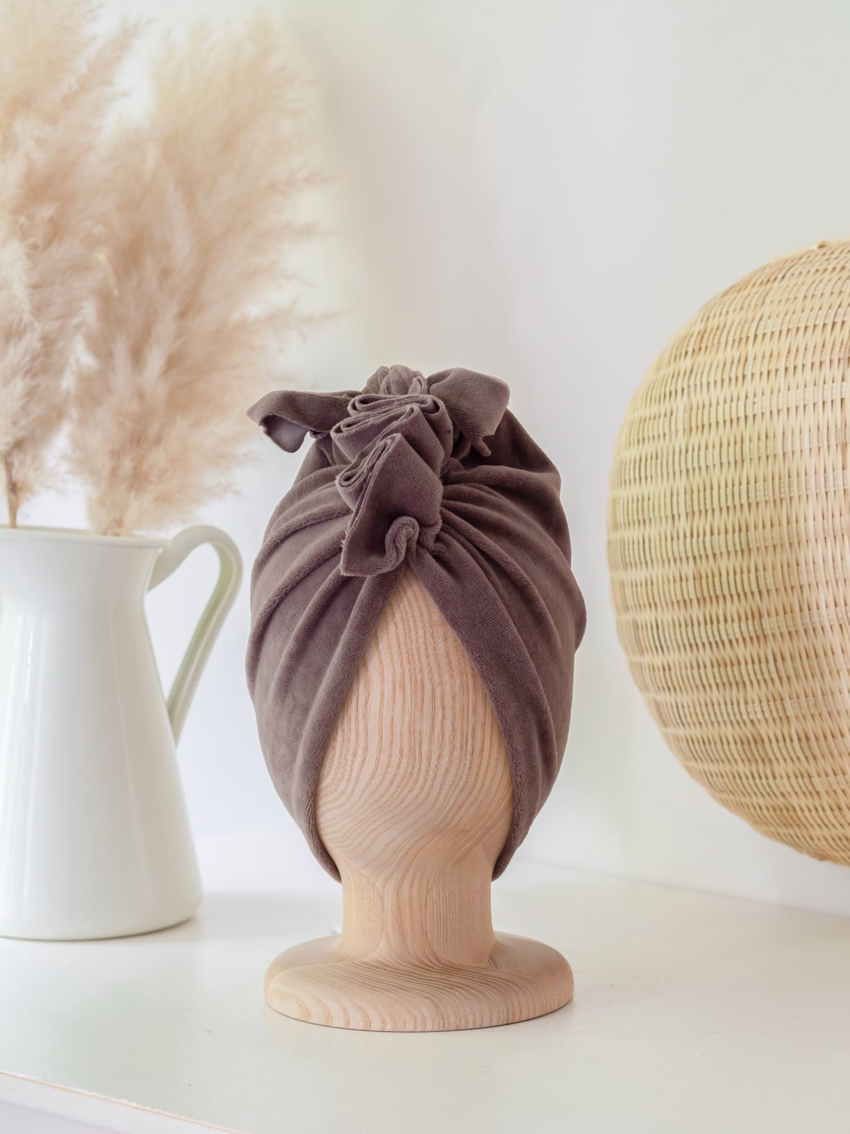 Turban No.1 Velvet Divine Beige