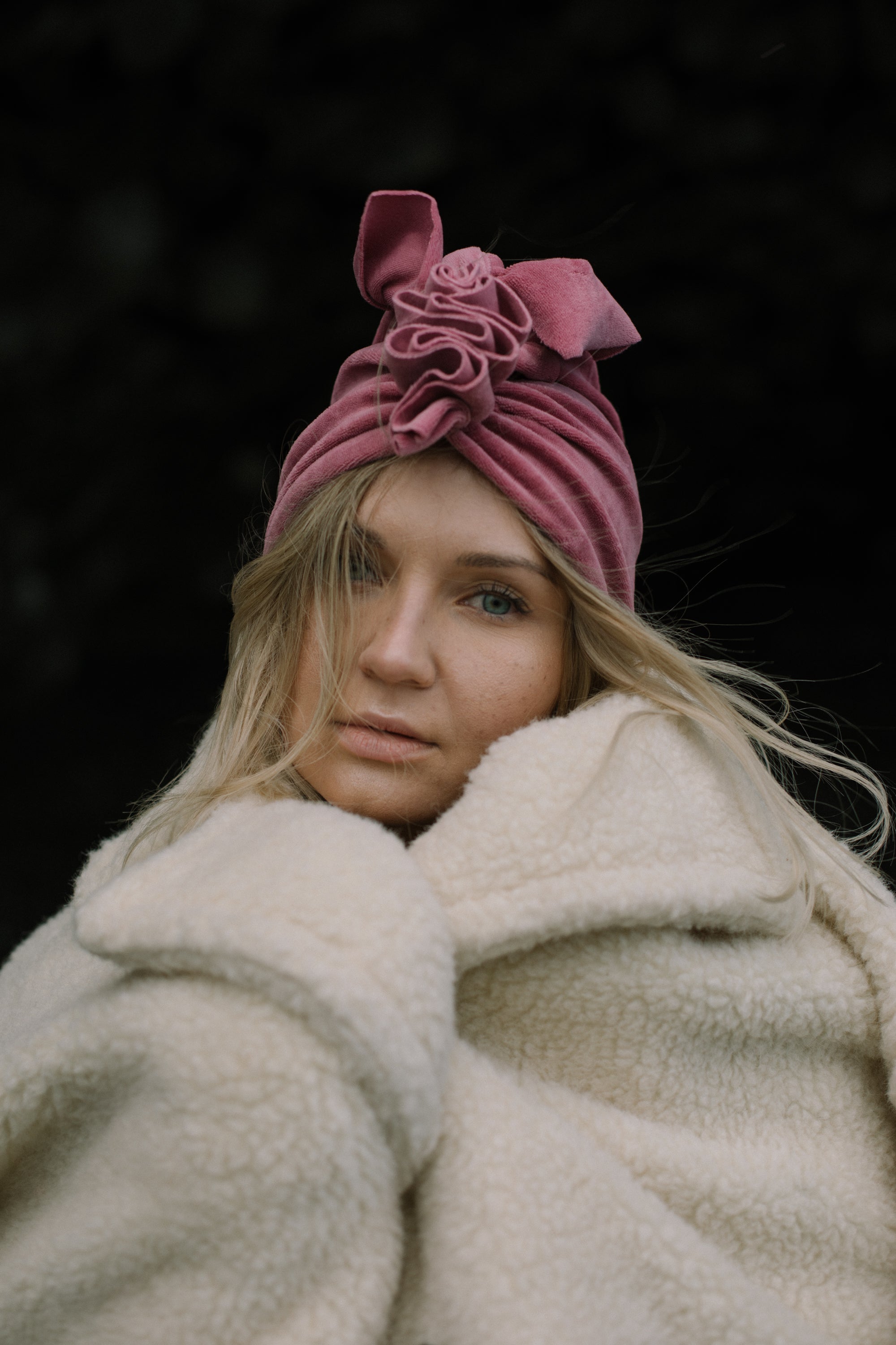 Turban No.1 Velvet Dusty Pink