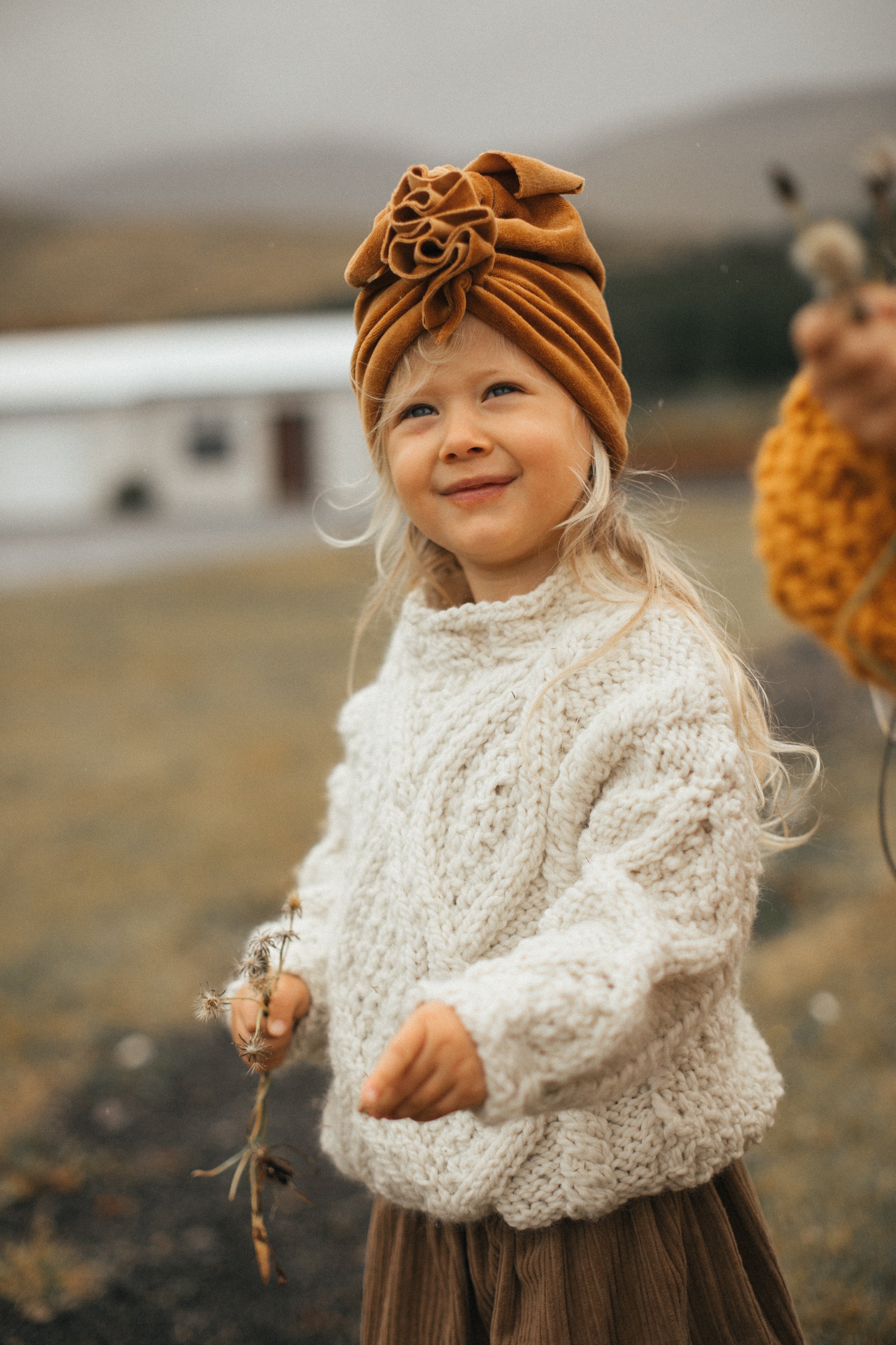 Turban No.1 Velvet Golden Ochre