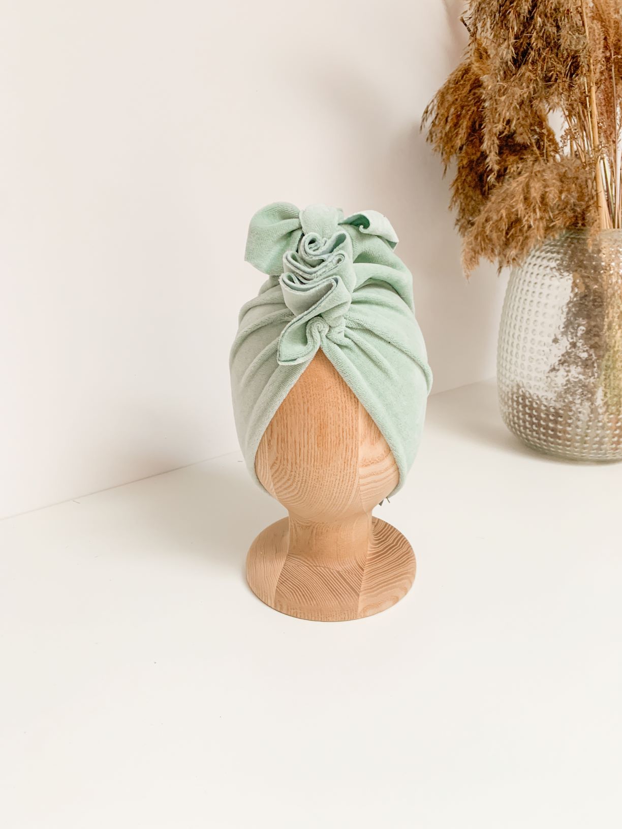 Turban No.1 Velvet Green Breeze