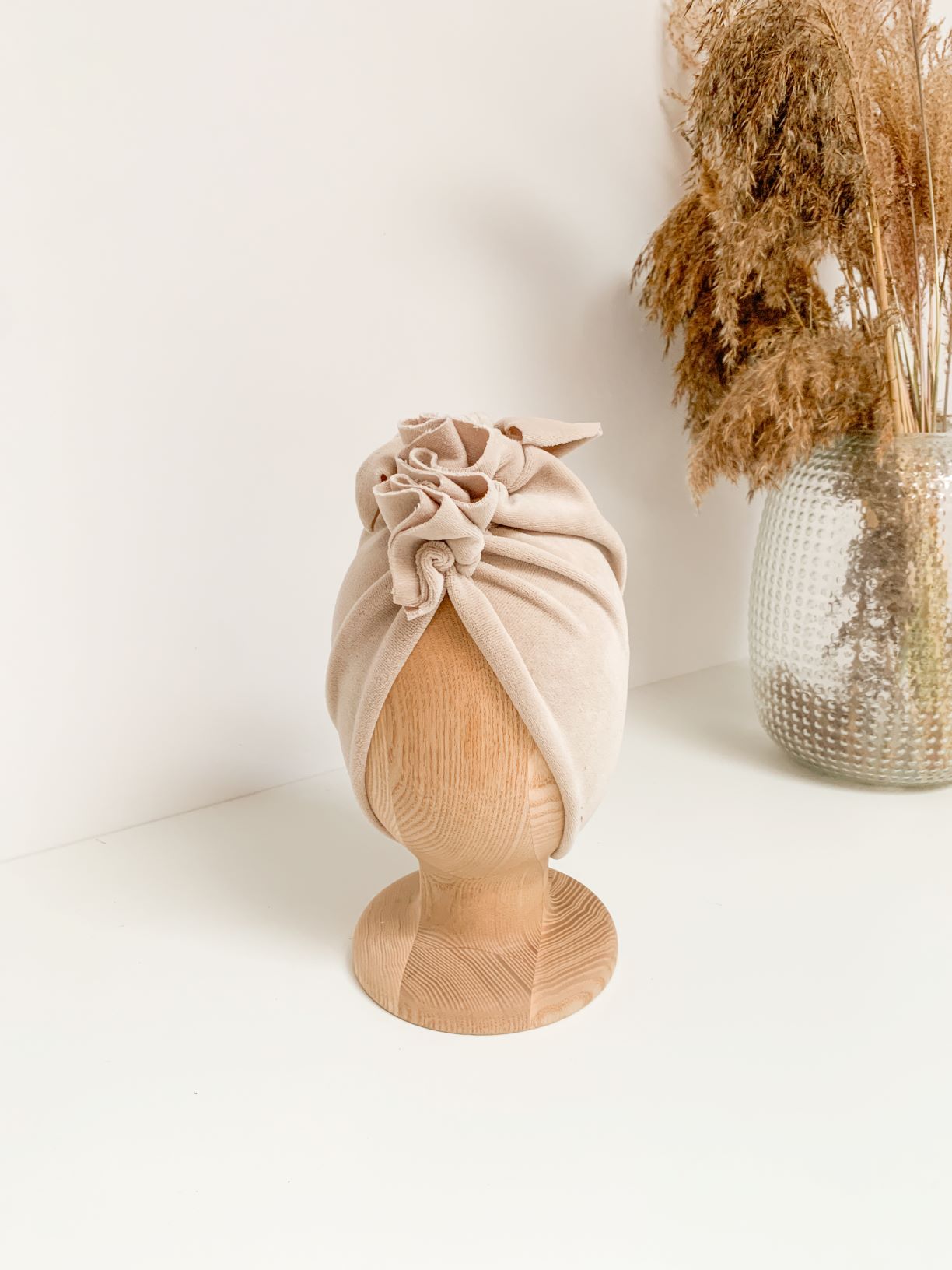 Turban No.1 Velvet Warm Beige