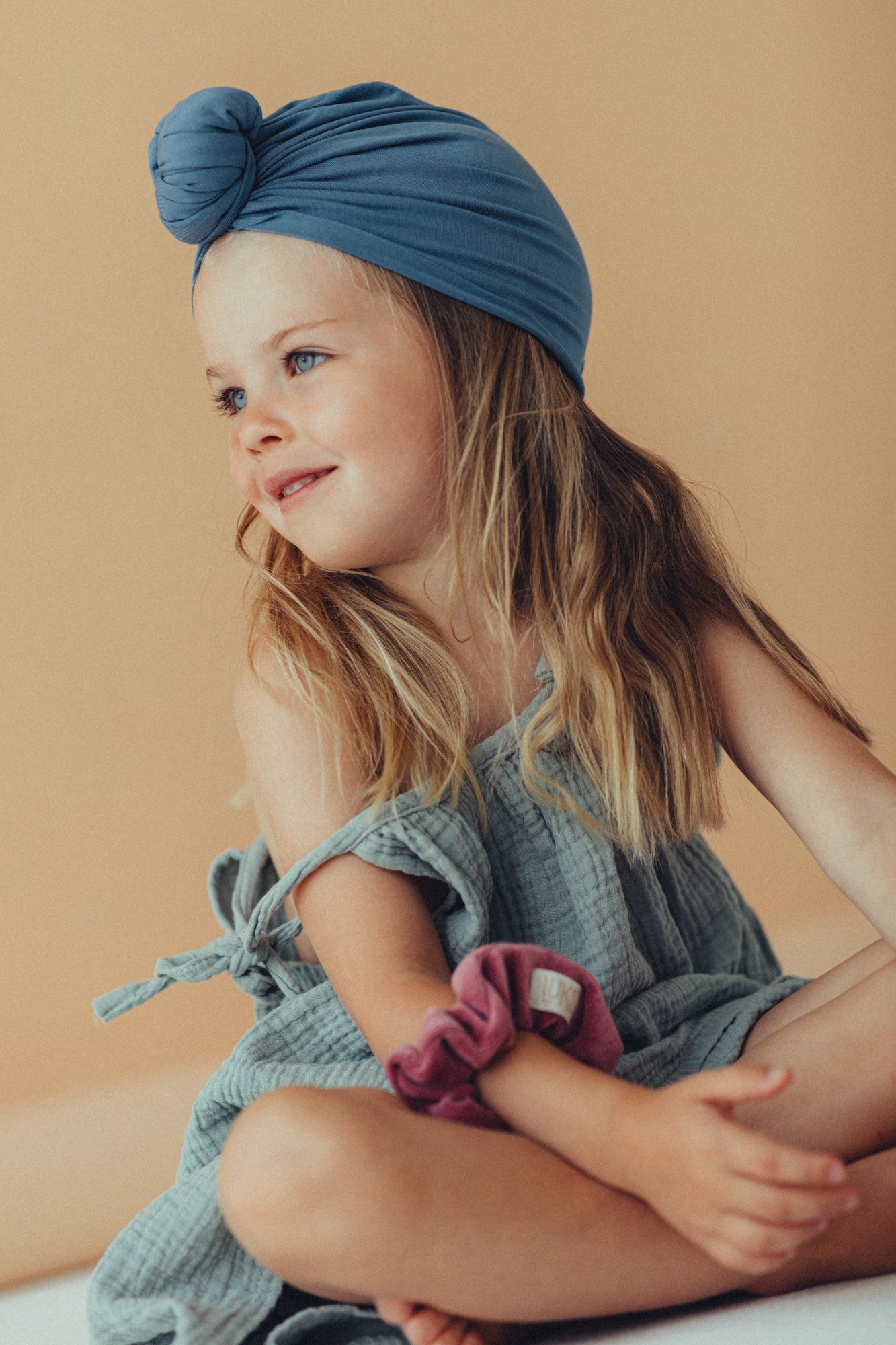 Turban No.2 Bamboo Light China Blue