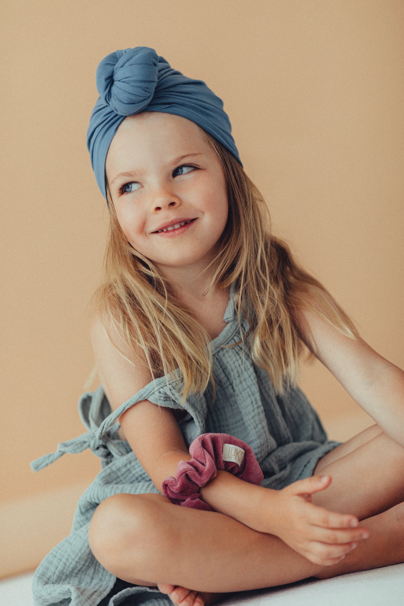 Turban No.2 Bamboo Light China Blue