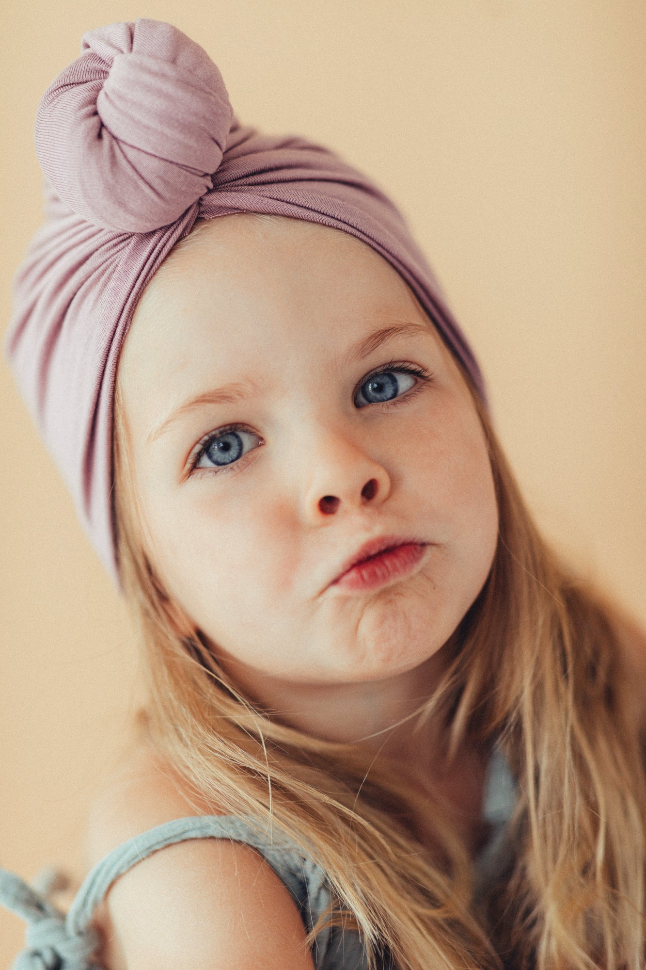 Turban No.2 Bamboo Light Think Pink