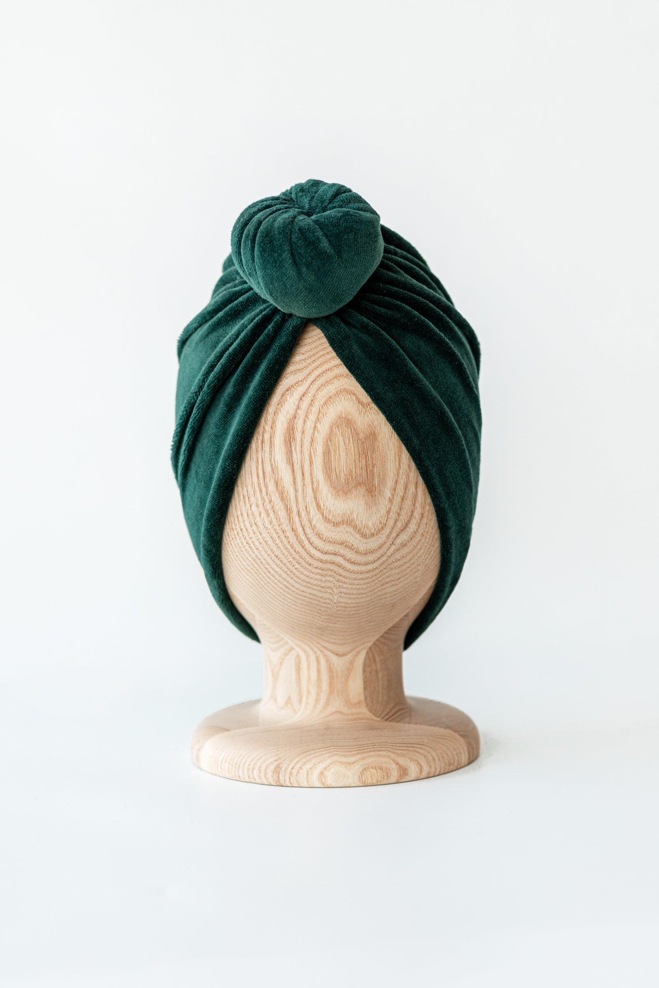 Turban No.2 Velvet Bottle Green