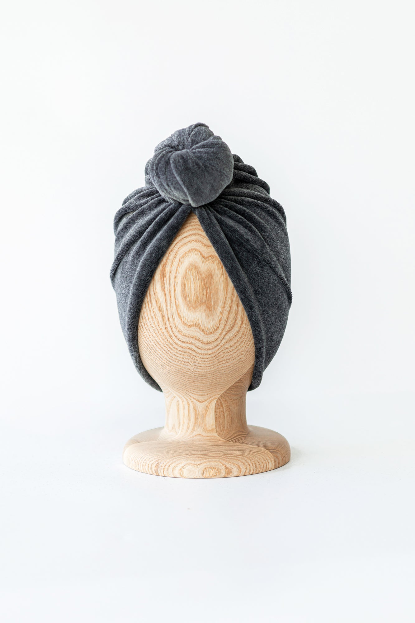 Turban No.2 Velvet Dark Grey