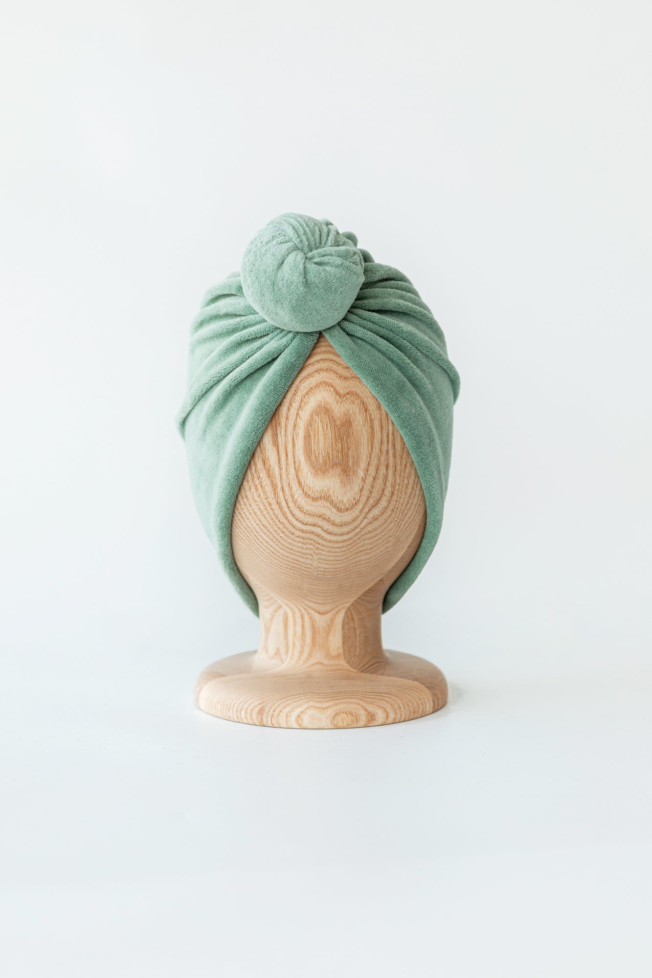 Turban No.2 Velvet Dusty Mint