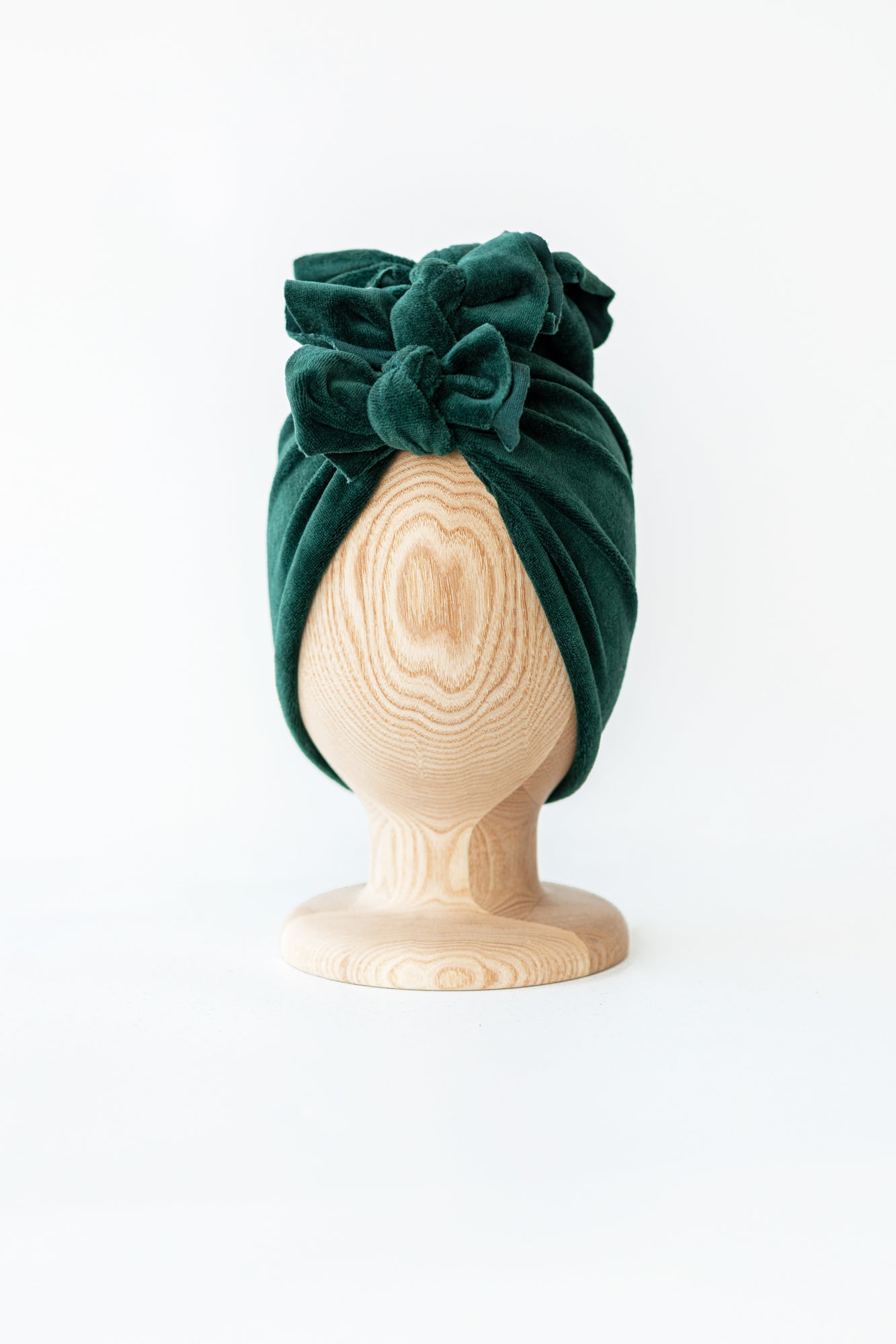 Turban No.3 Velvet Bottle Green