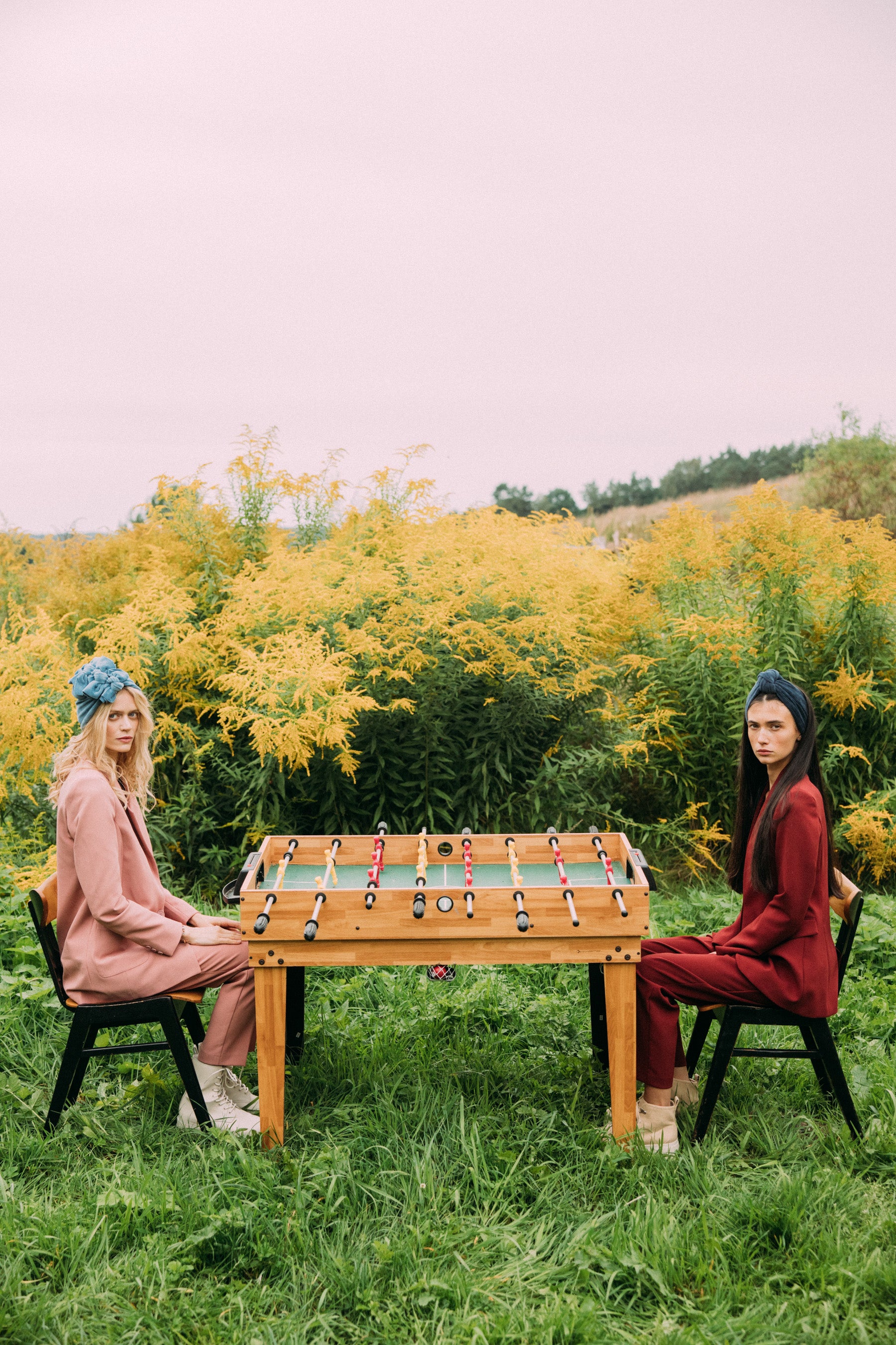 Turban No.3 Velvet Dusty Blue