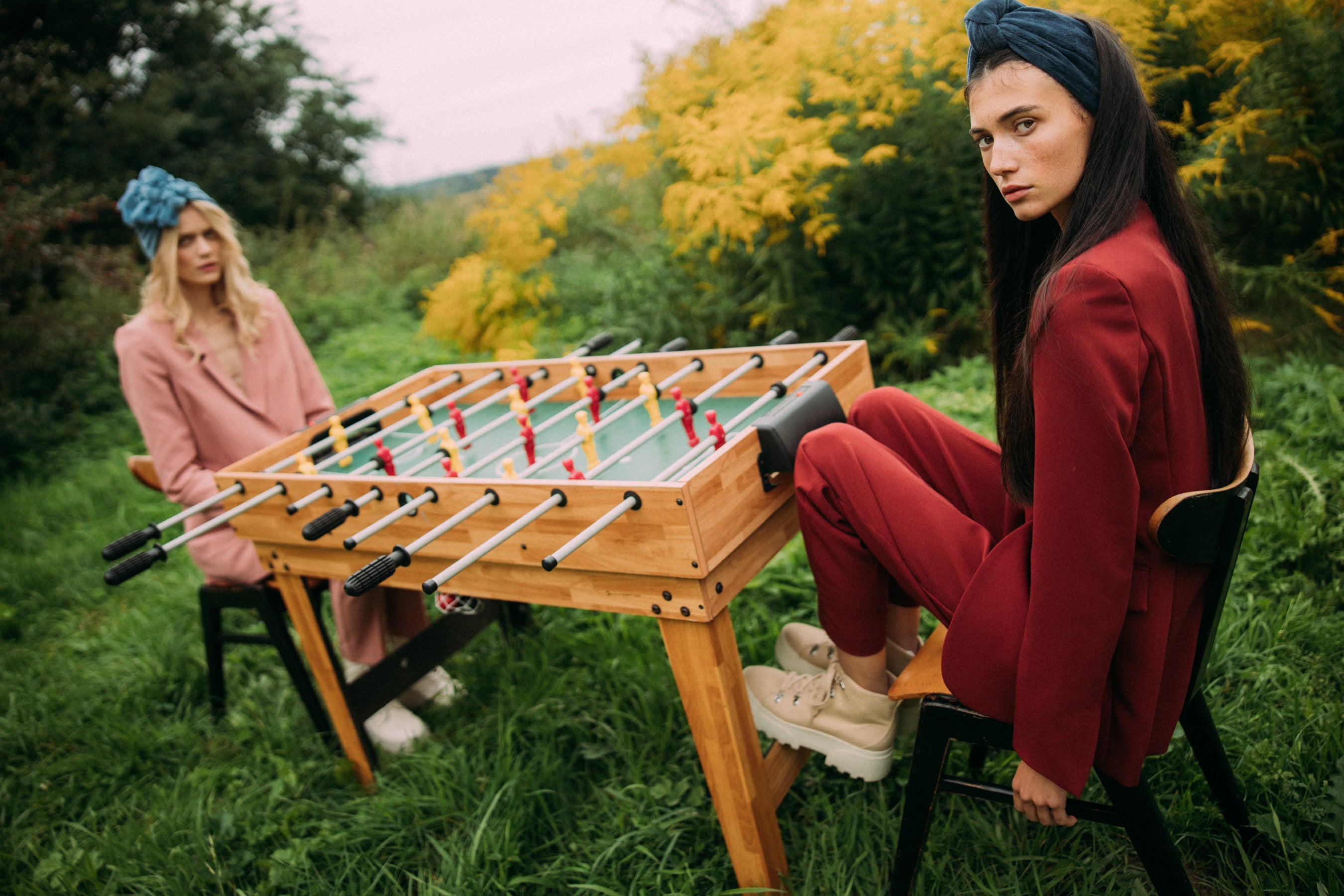 Turban No.3 Velvet Dusty Blue
