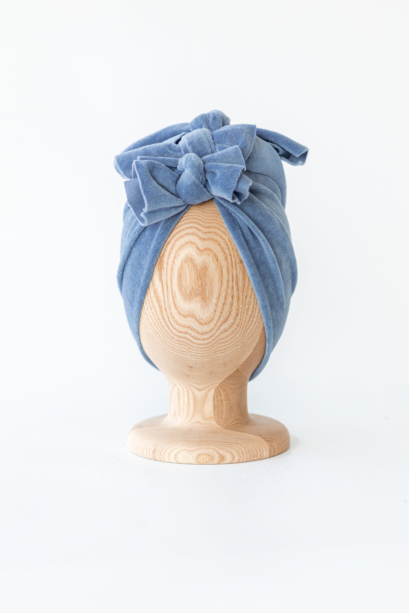 Turban No.3 Velvet Dusty Blue