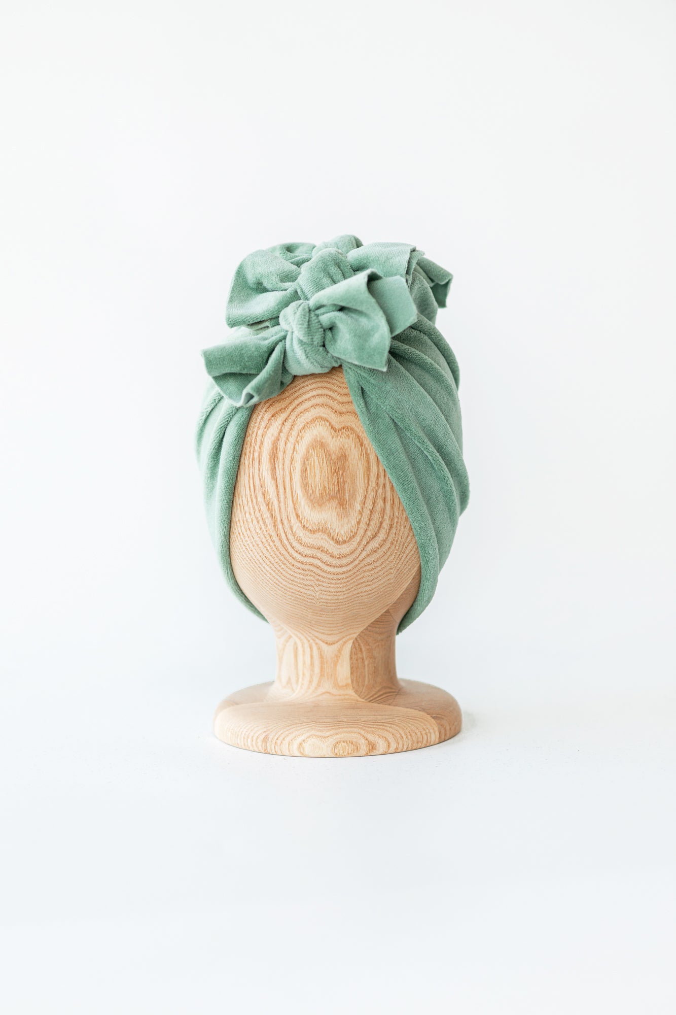 Turban No.3 Velvet Dusty Mint