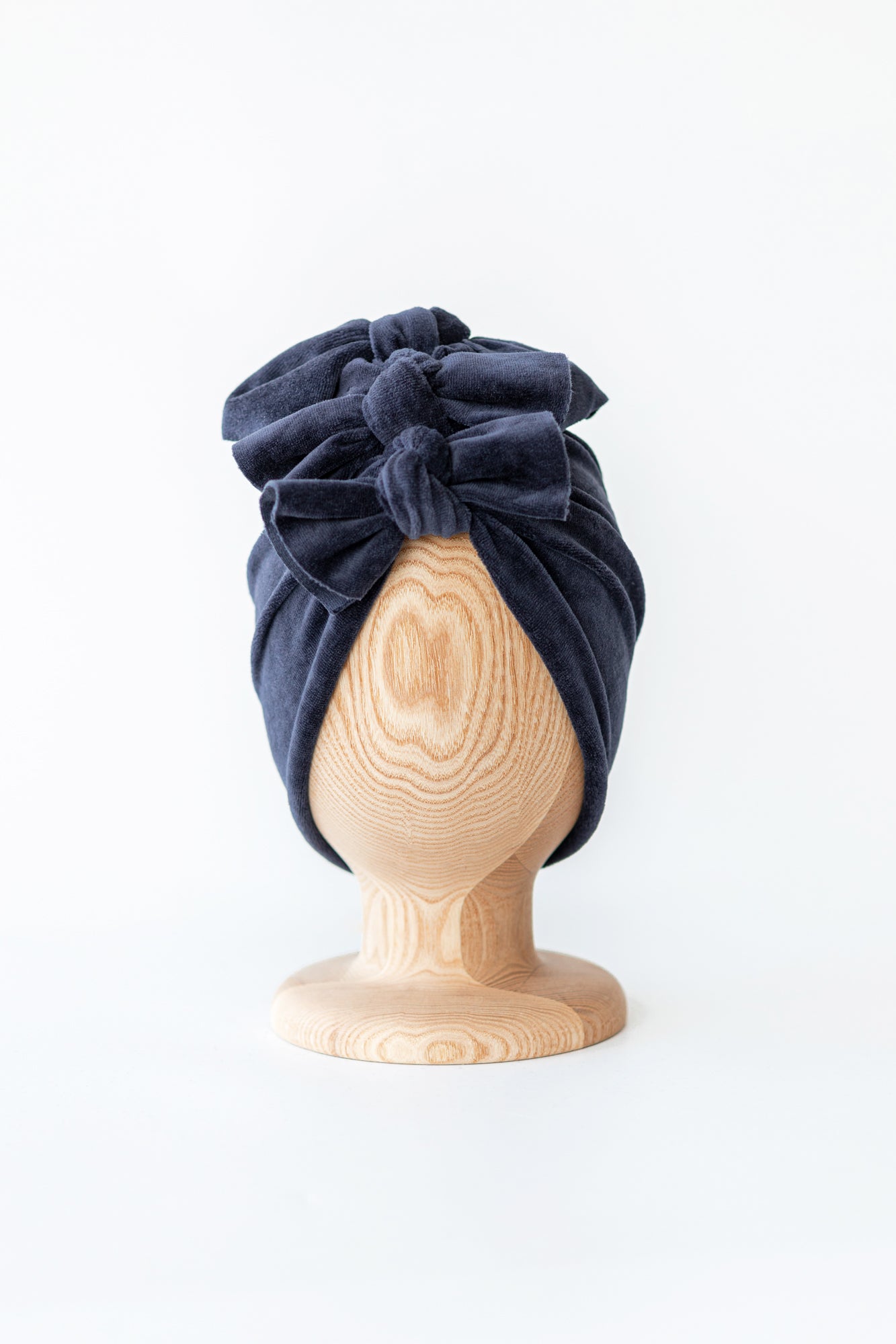 Turban No.3 Velvet Navy Blue