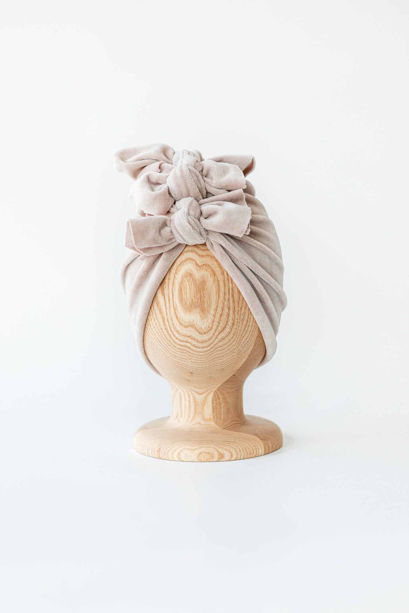 Turban No.3 Velvet Warm Beige