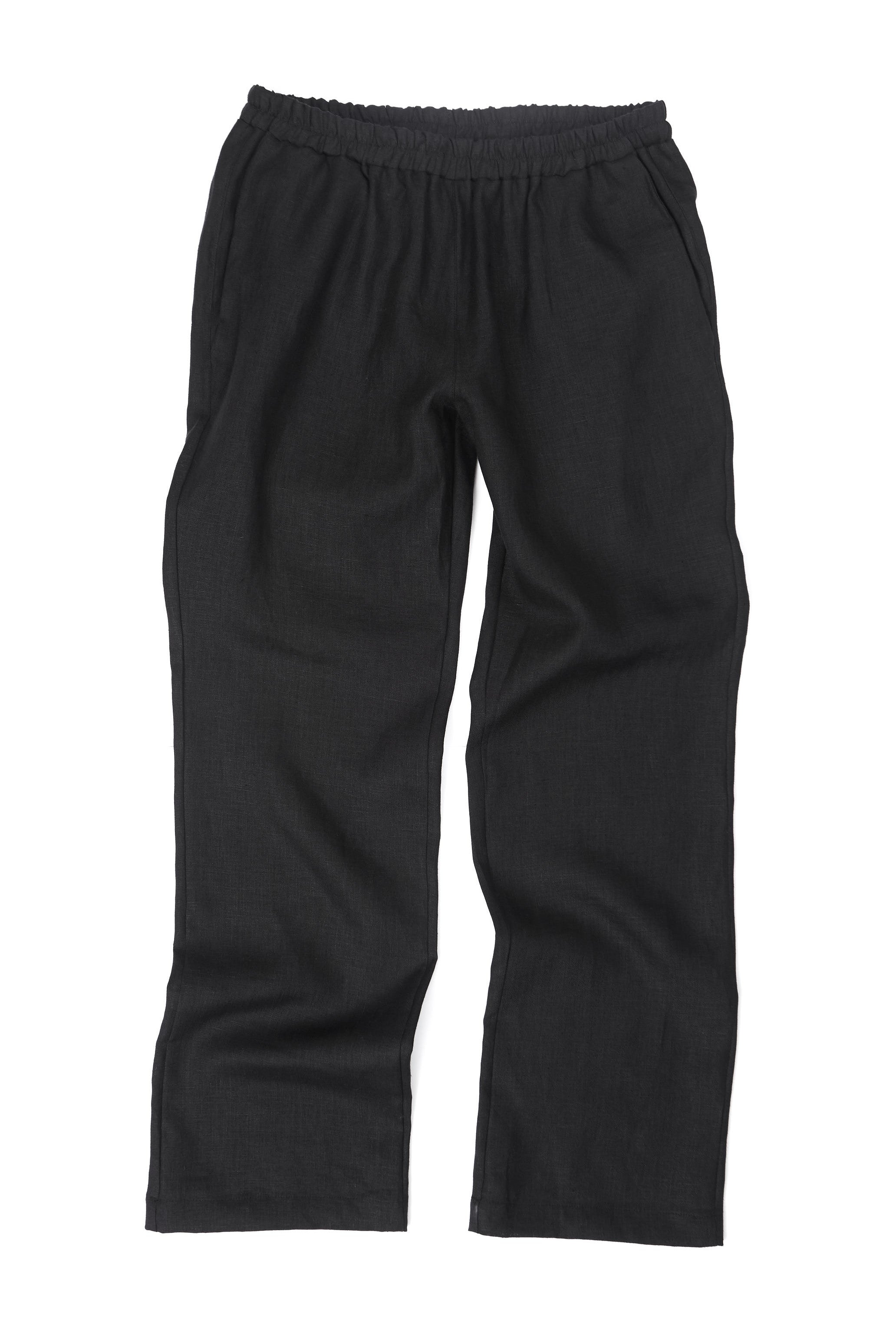 Hakama For Him Linen Black