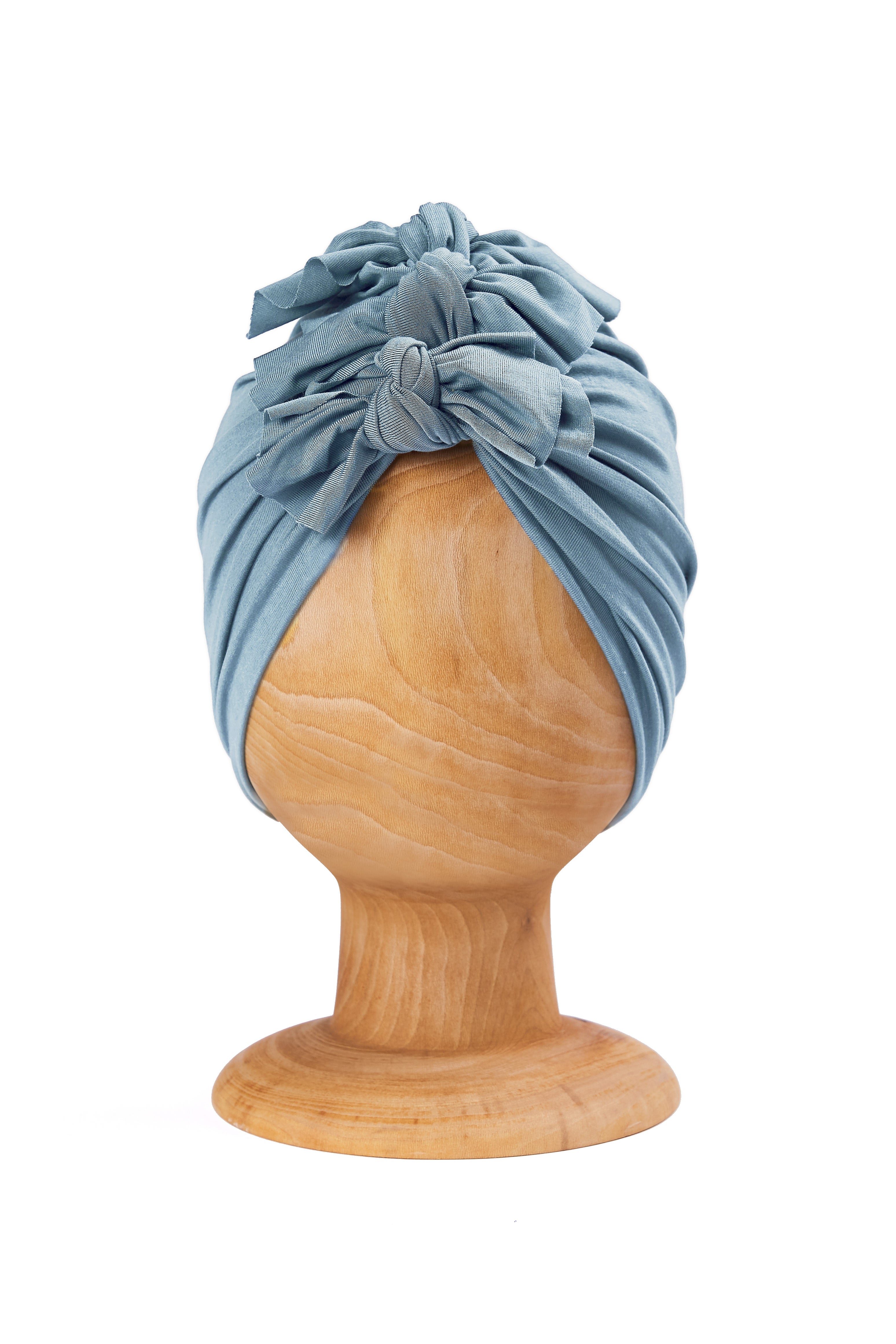 Turban No.3 Bamboo Light China Blue