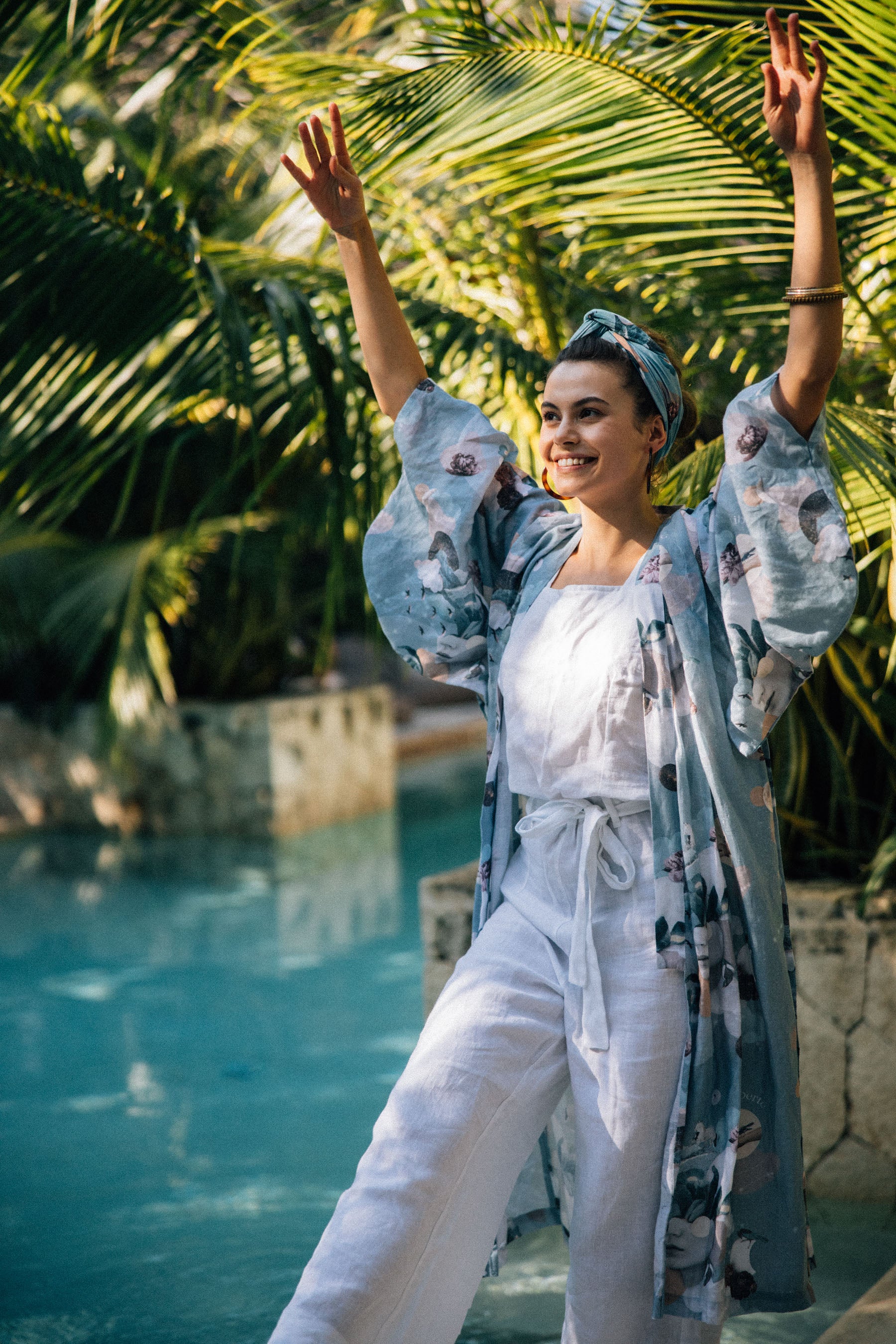 Yukata Kimono Mente Aperta Blue