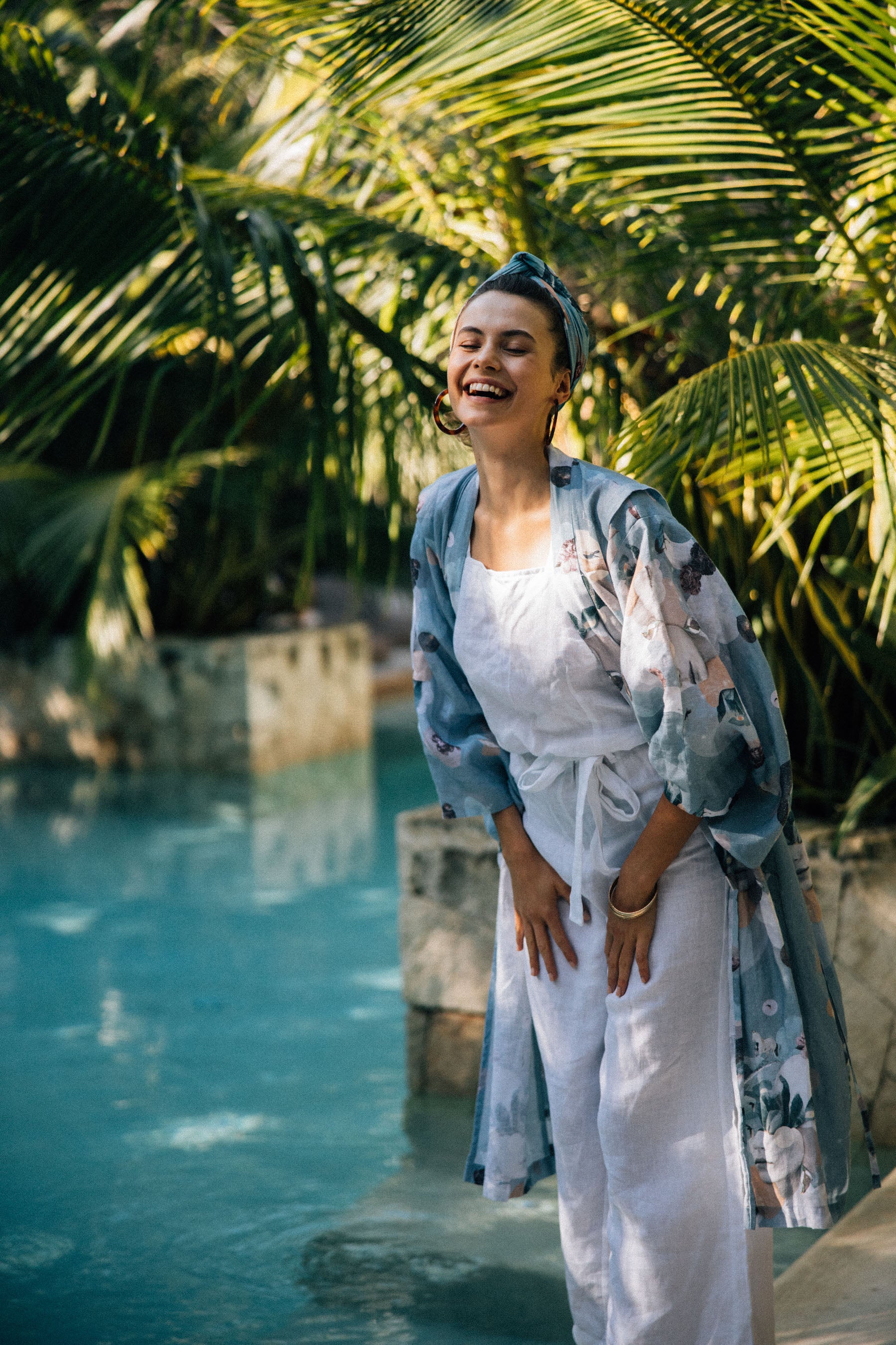 Yukata Kimono Mente Aperta Blue